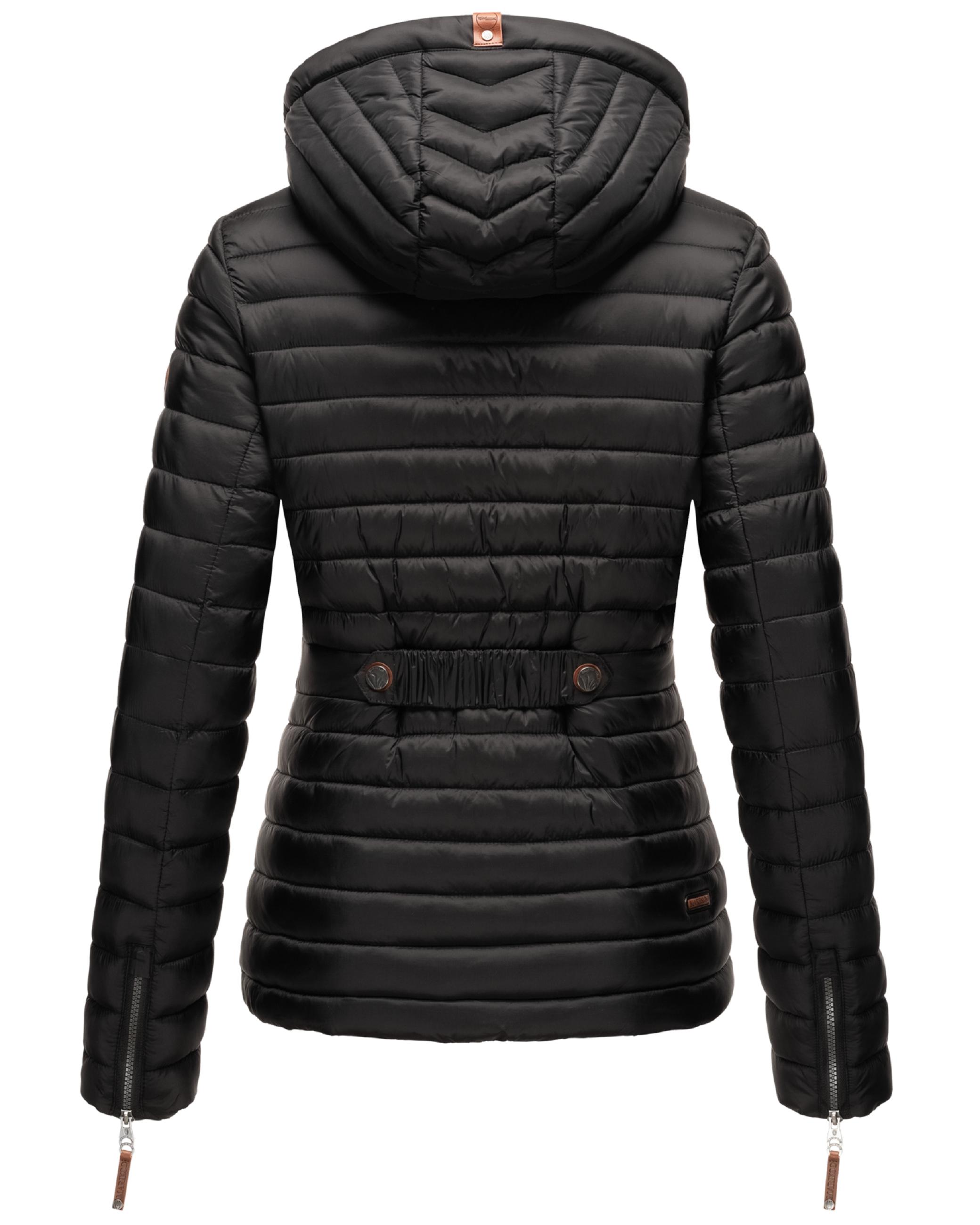 Leichte Steppjacke mit Kapuze "Aniyaa" Black