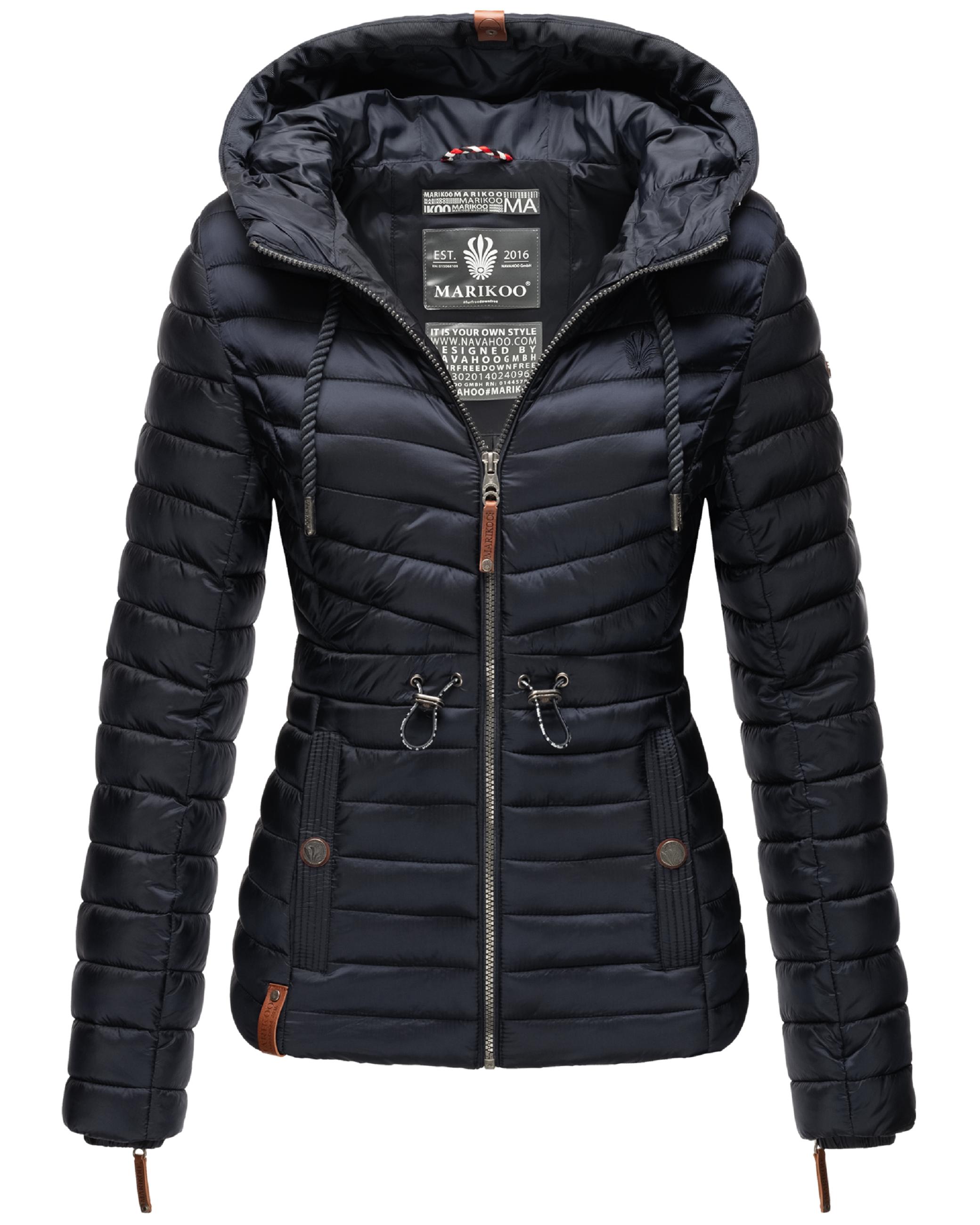Leichte Steppjacke mit Kapuze "Aniyaa" Navy