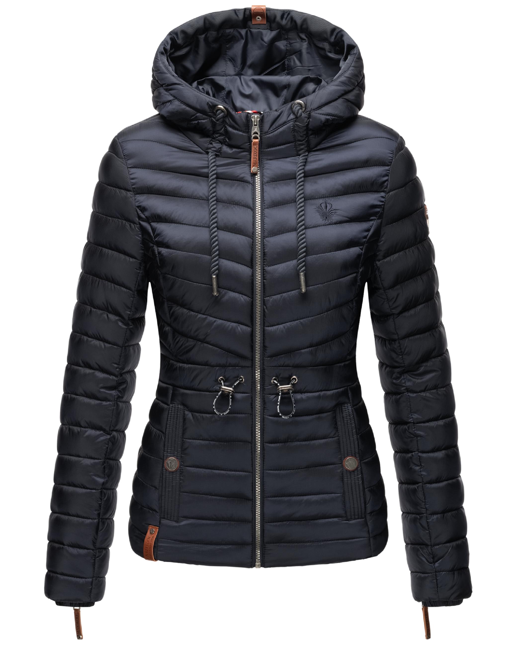 Leichte Steppjacke mit Kapuze "Aniyaa" Navy