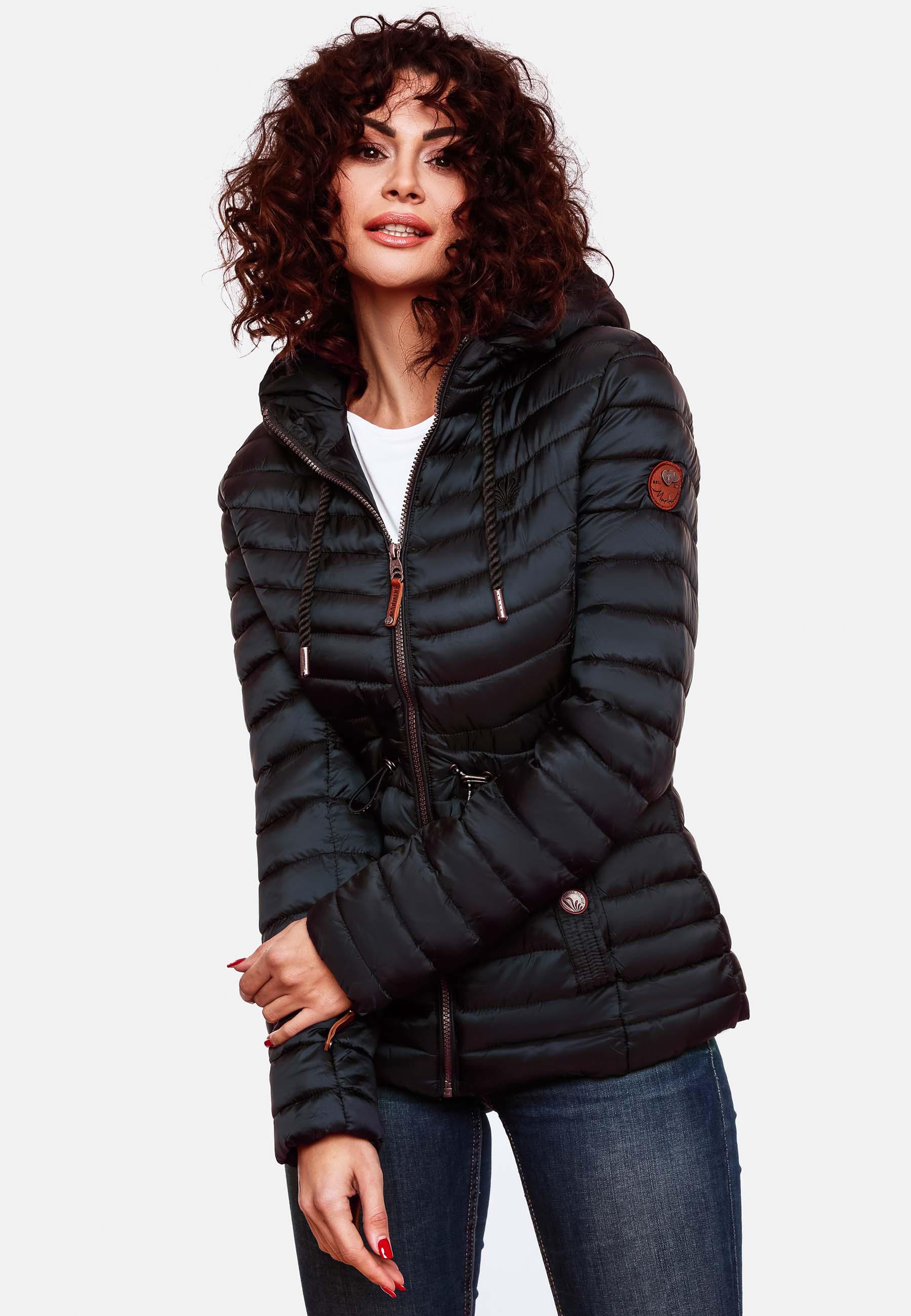 Leichte Steppjacke mit Kapuze "Aniyaa" Navy