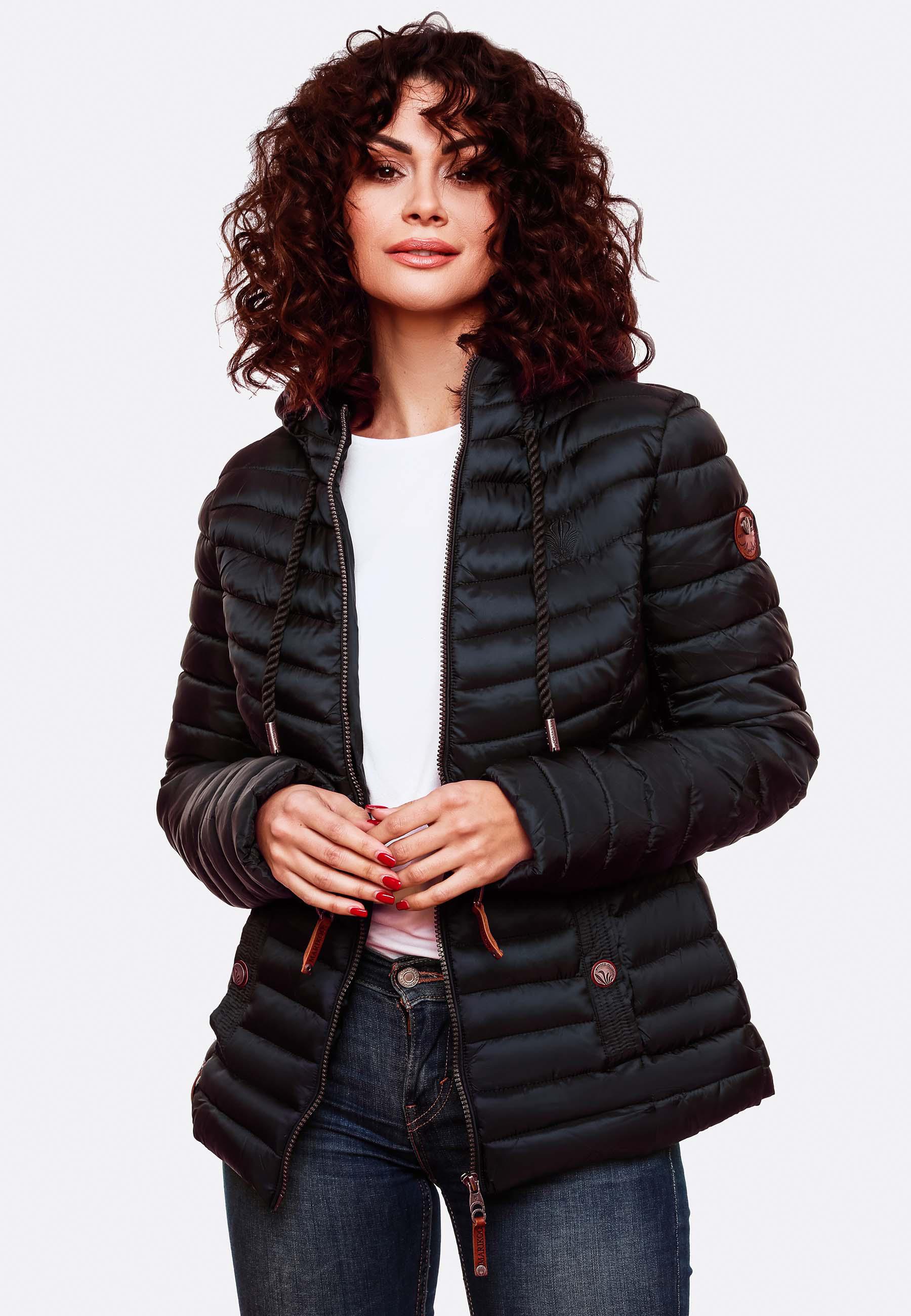 Leichte Steppjacke mit Kapuze "Aniyaa" Navy