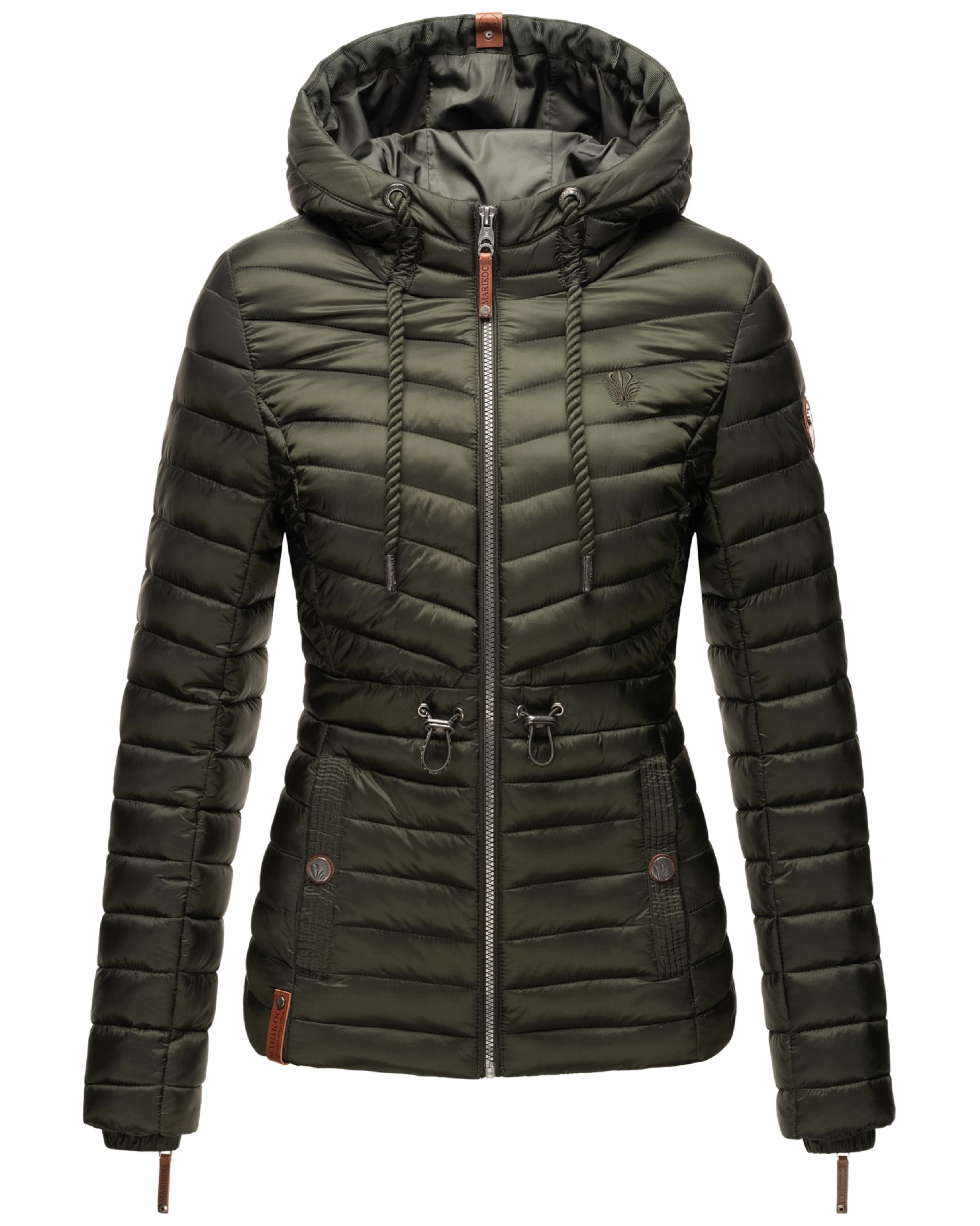 Leichte Steppjacke mit Kapuze "Aniyaa" Olive