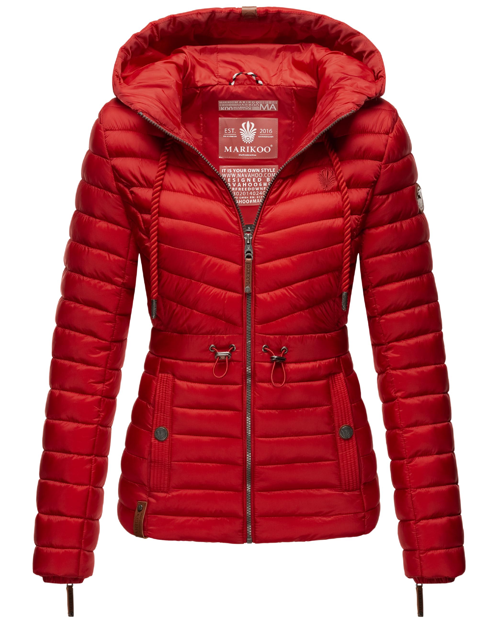 Leichte Steppjacke mit Kapuze "Aniyaa" Red