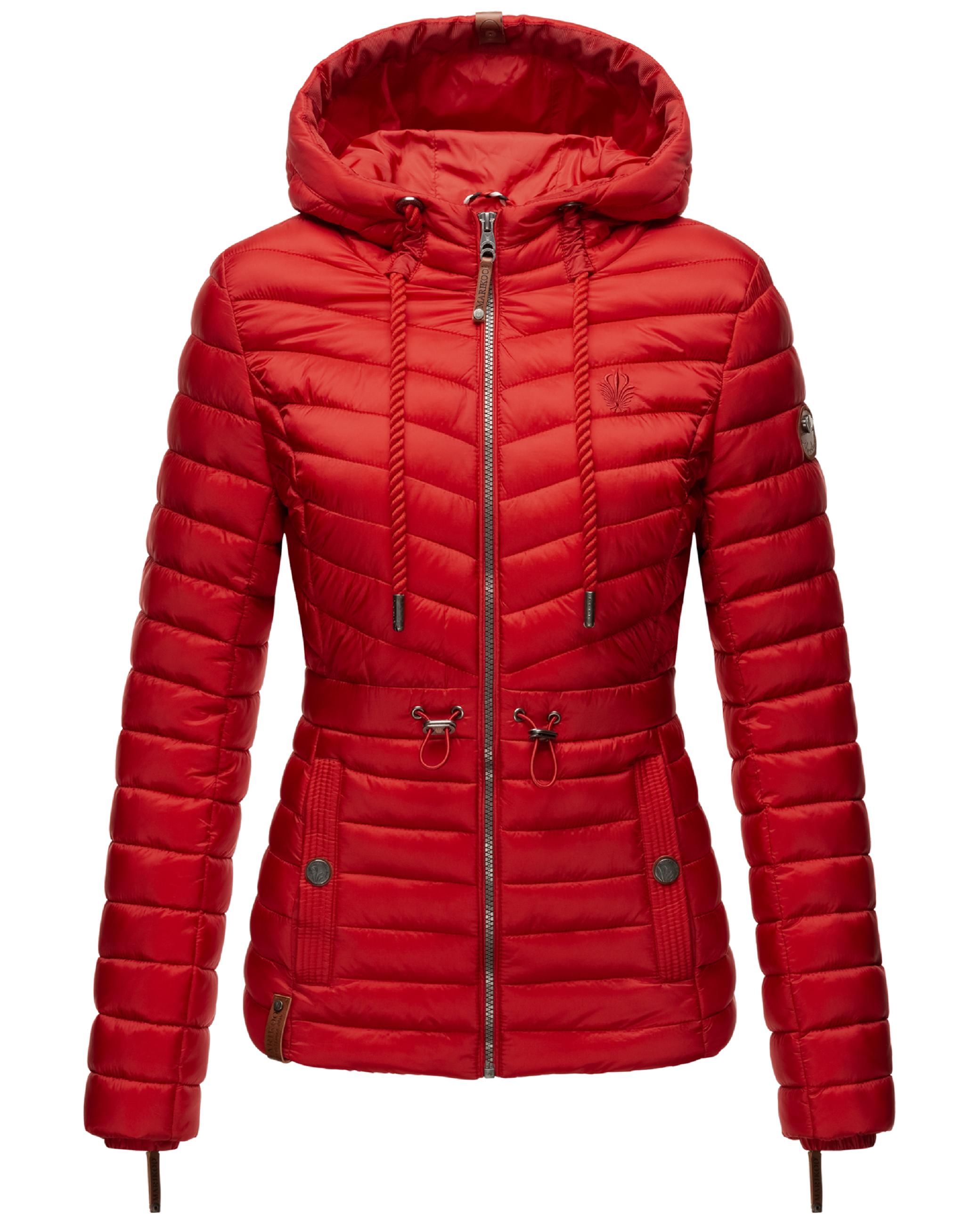 Leichte Steppjacke mit Kapuze "Aniyaa" Red