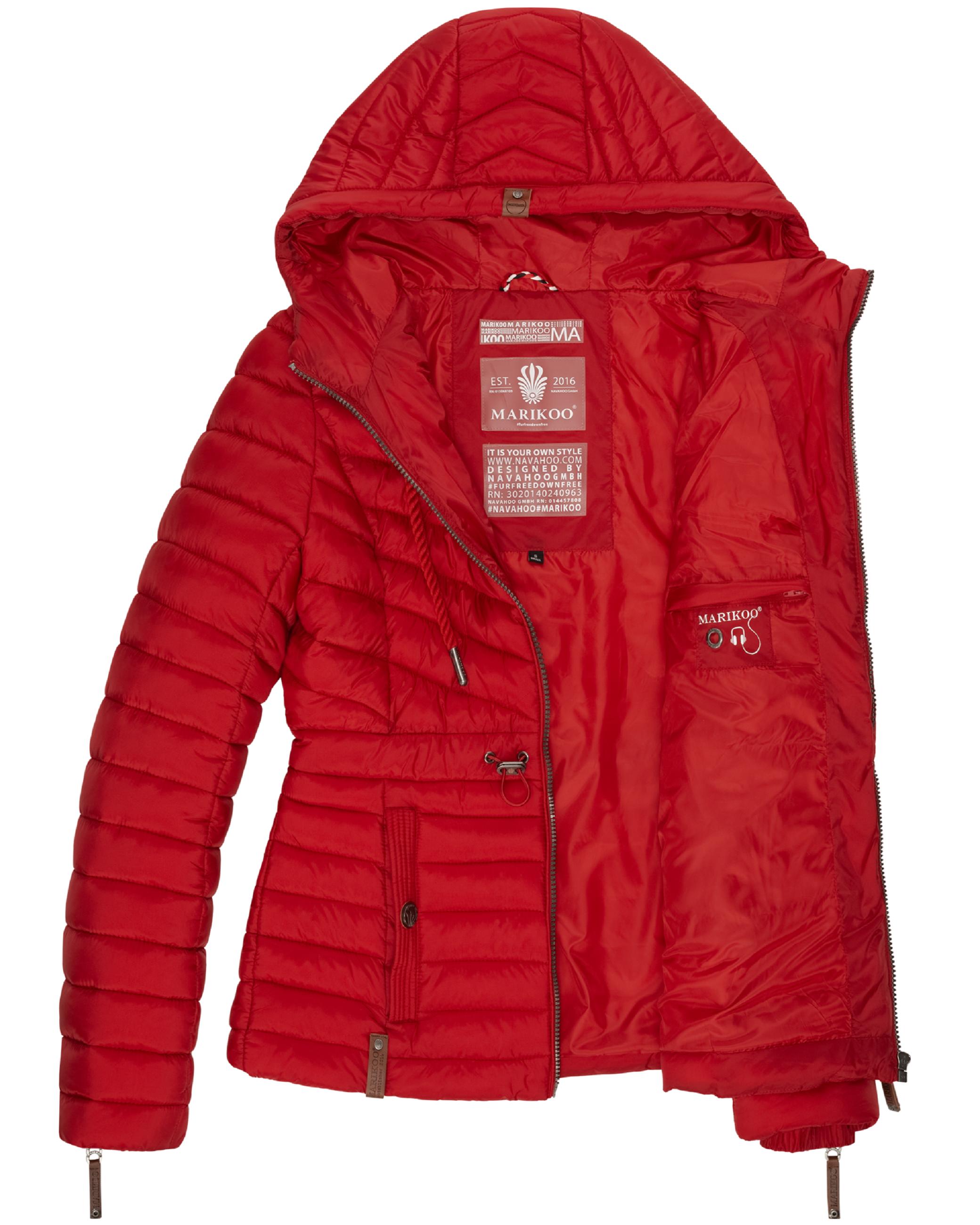 Leichte Steppjacke mit Kapuze "Aniyaa" Red