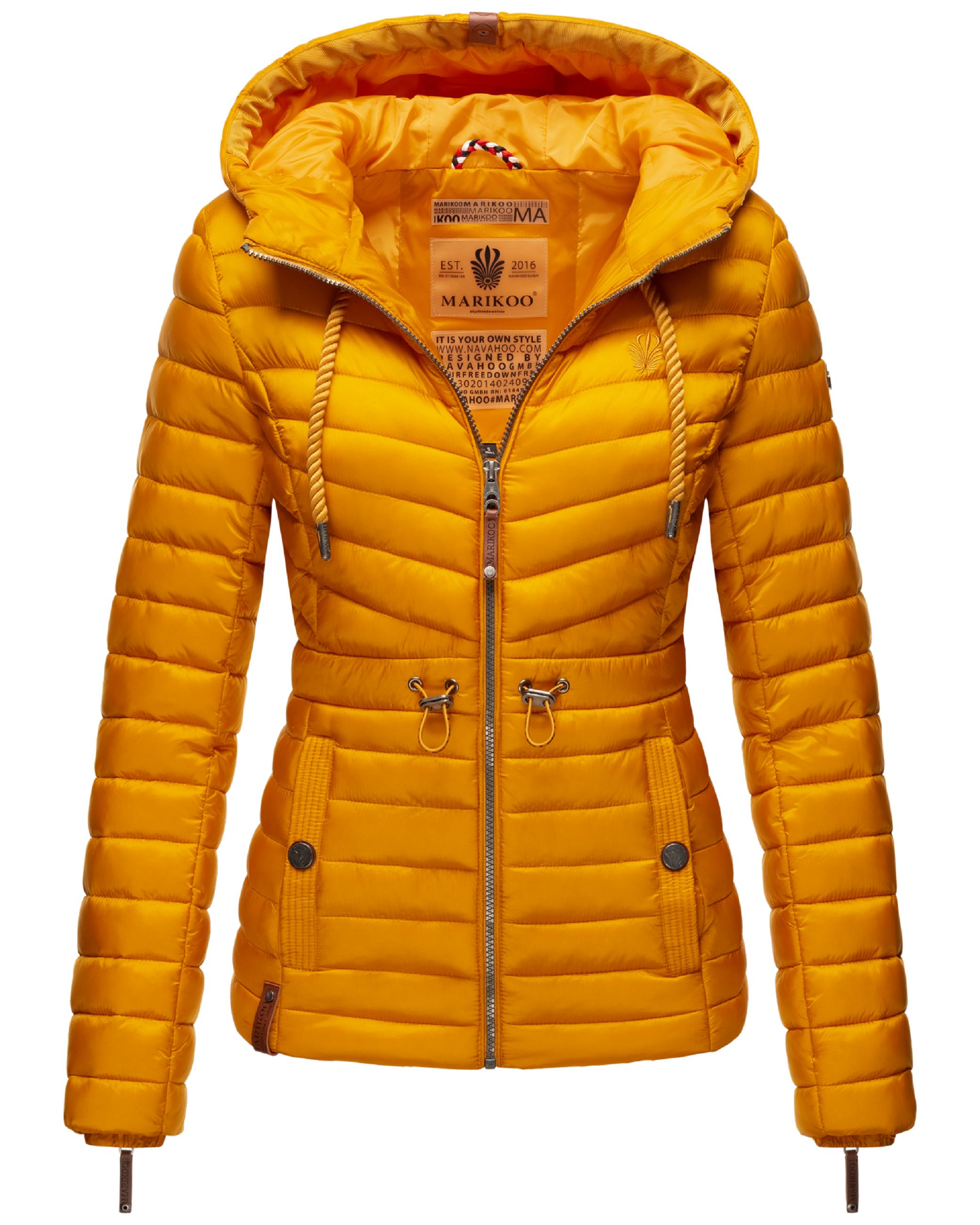 Leichte Steppjacke mit Kapuze "Aniyaa" Yellow