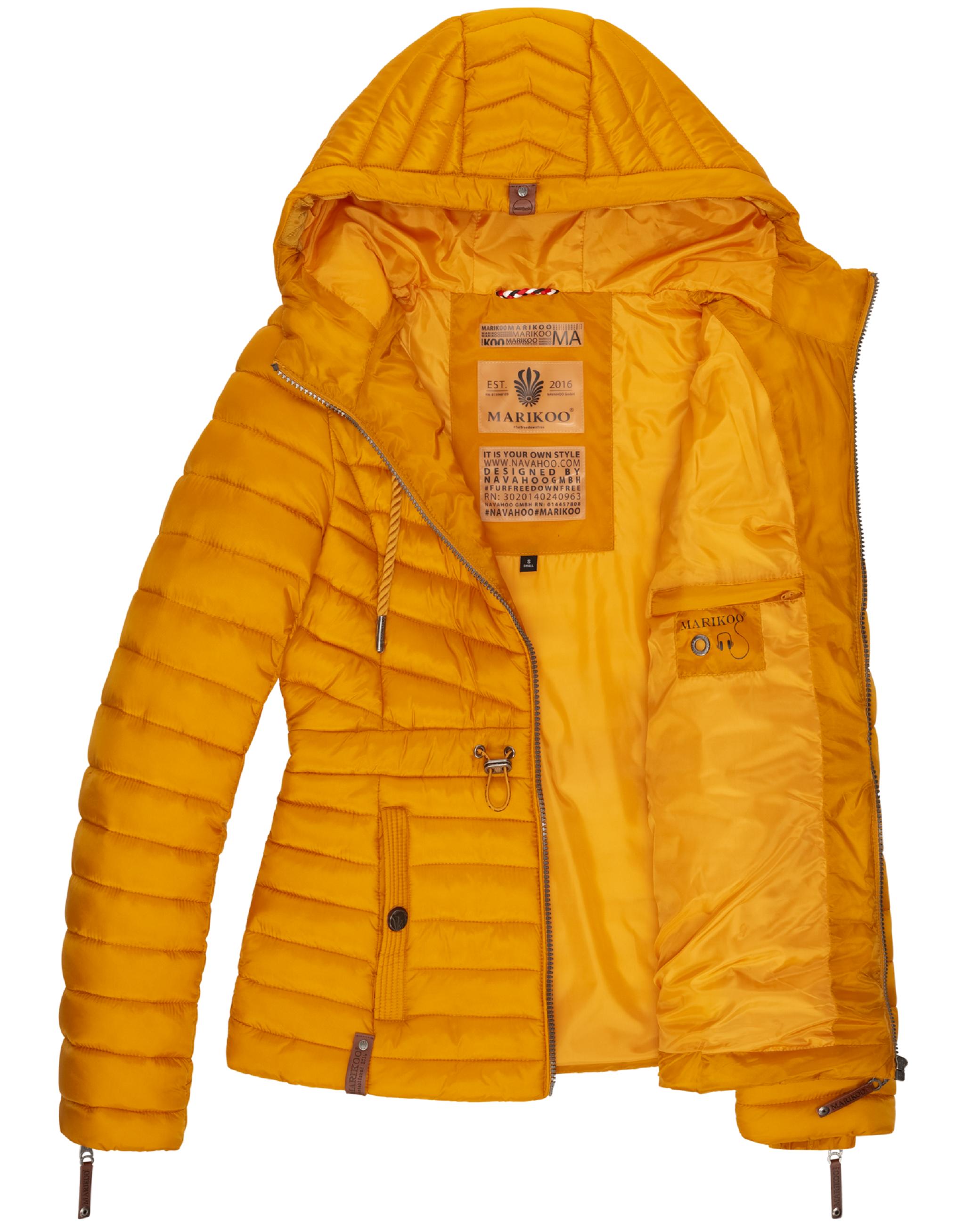 Leichte Steppjacke mit Kapuze "Aniyaa" Yellow