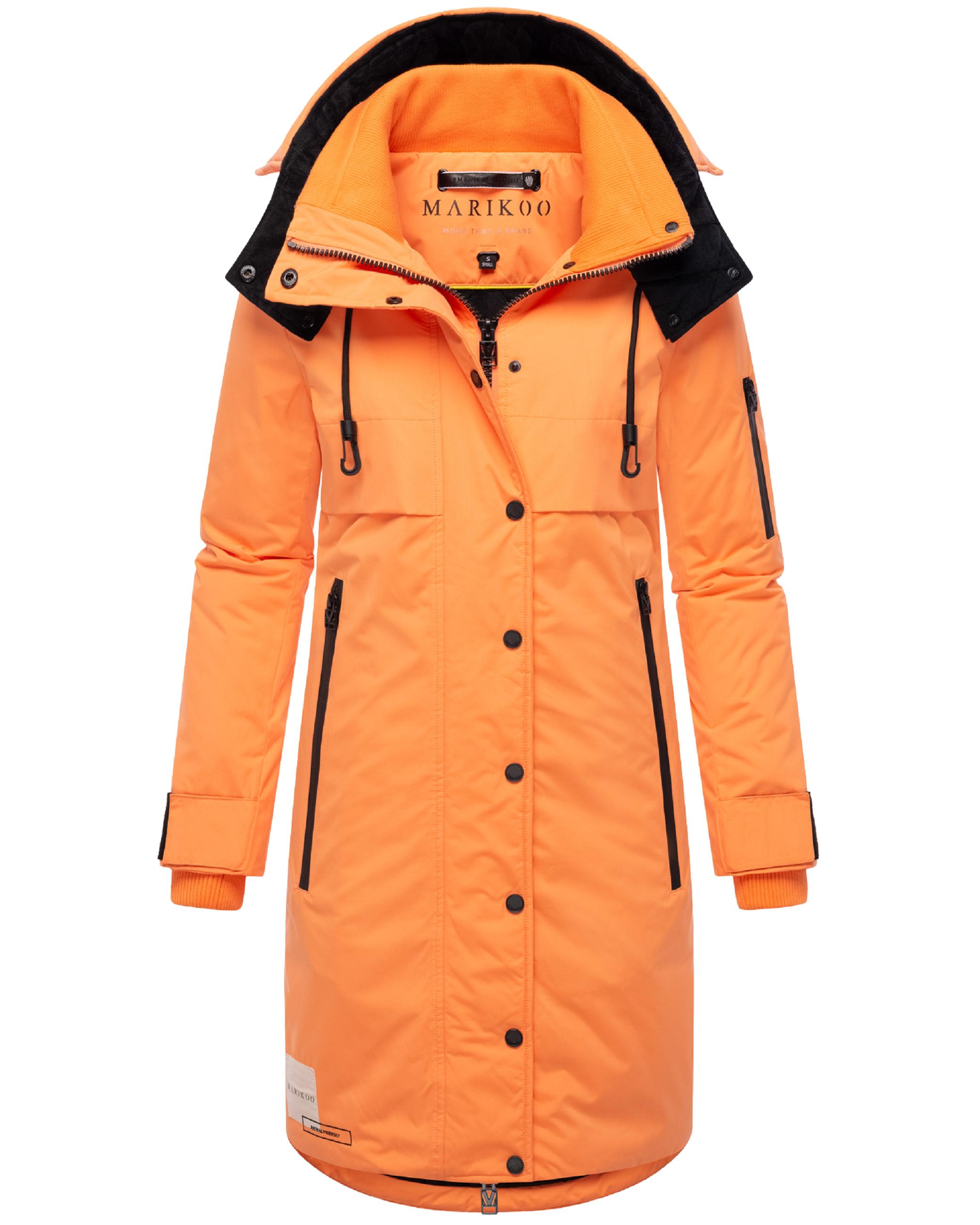 Wintermantel mit Kapuze "Anoukaa 16" Apricot Sorbet