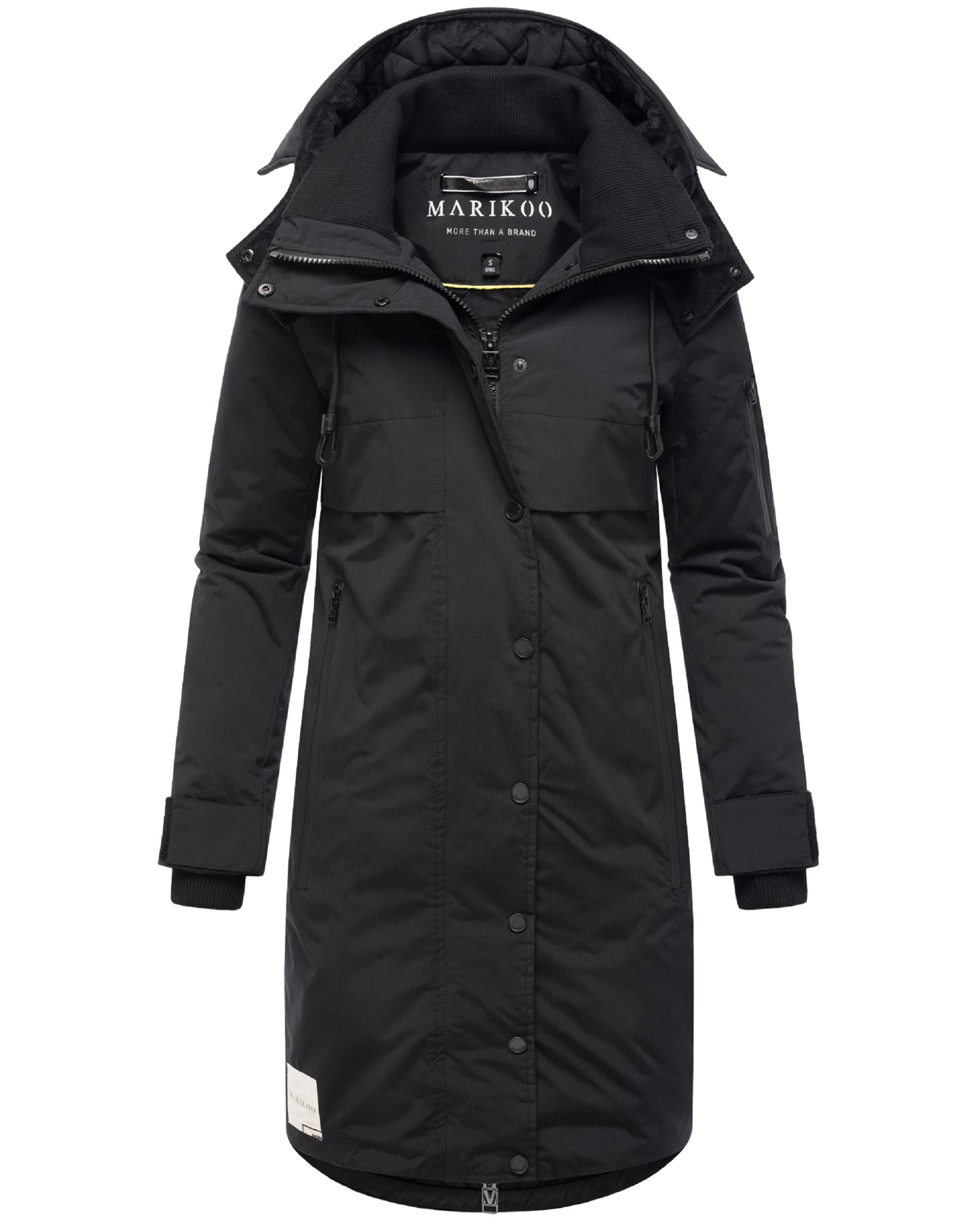 Wintermantel mit Kapuze "Anoukaa 16" Black