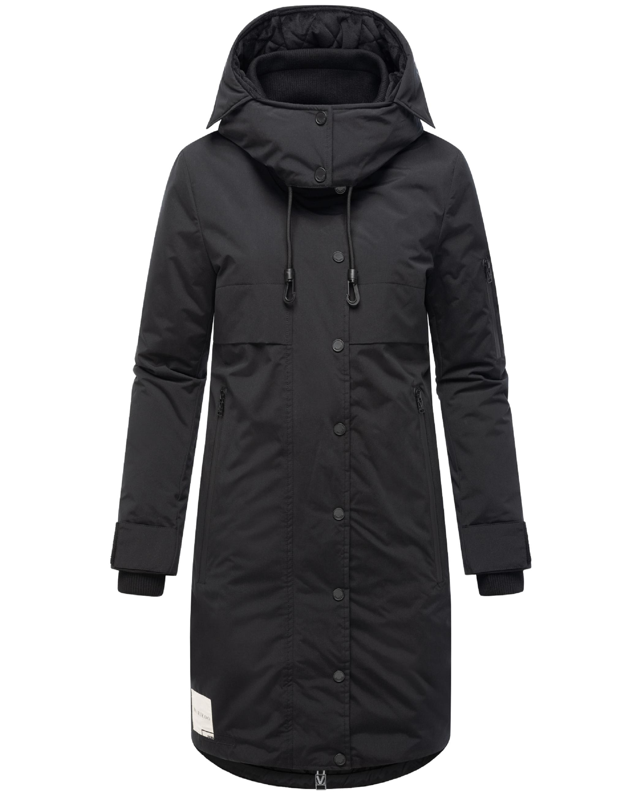 Wintermantel mit Kapuze "Anoukaa 16" Black