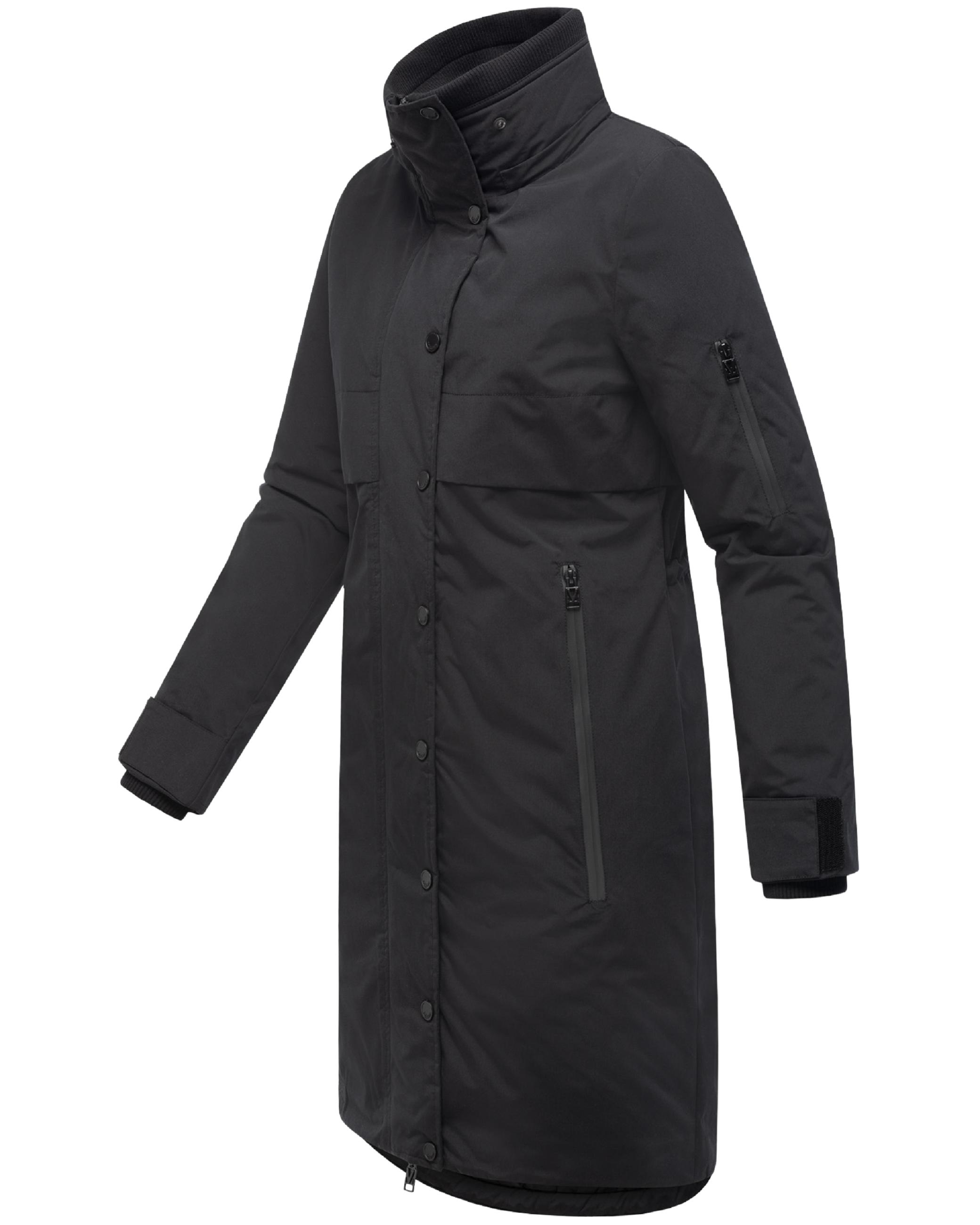 Wintermantel mit Kapuze "Anoukaa 16" Black