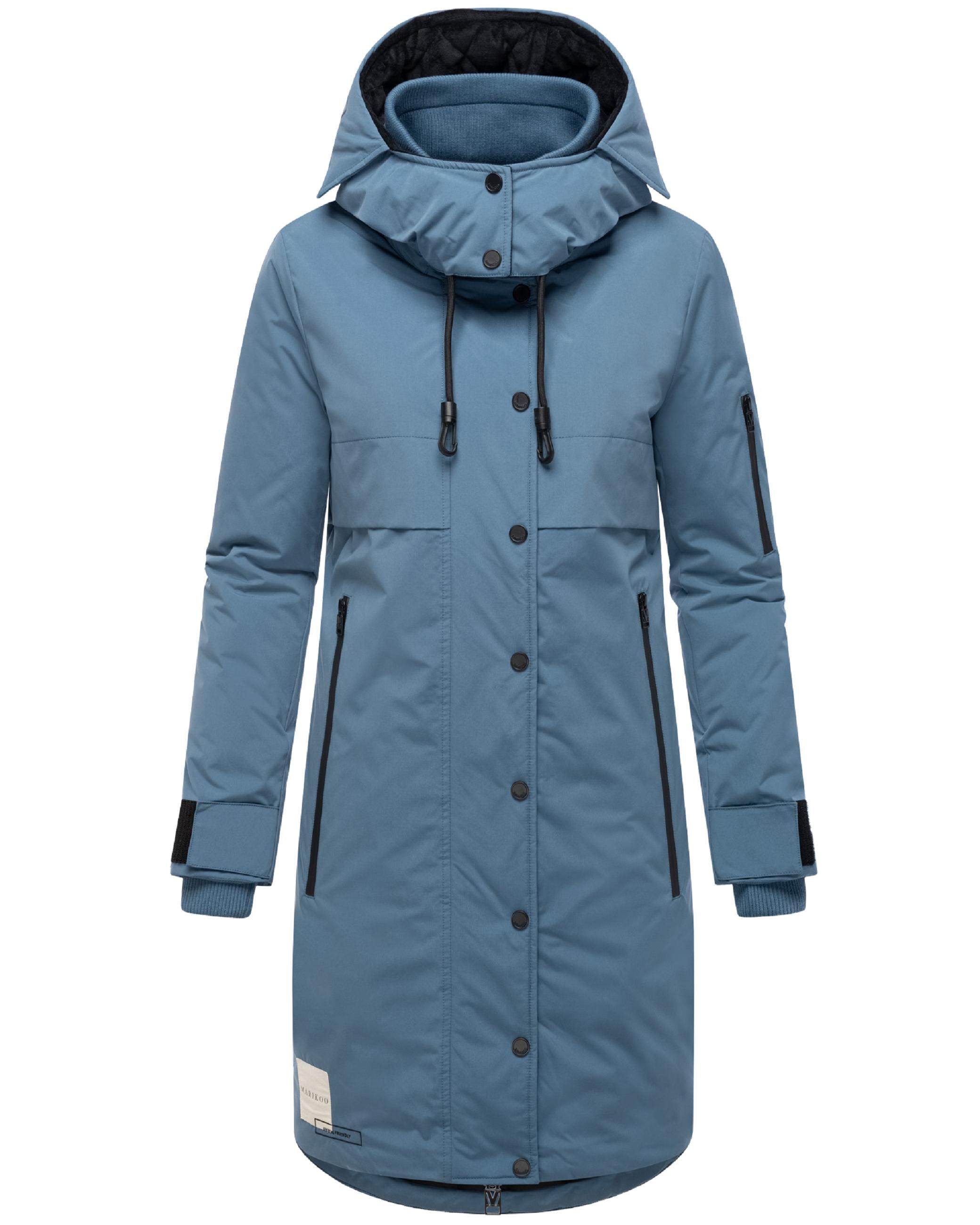 Wintermantel mit Kapuze "Anoukaa 16" Dusty Blue