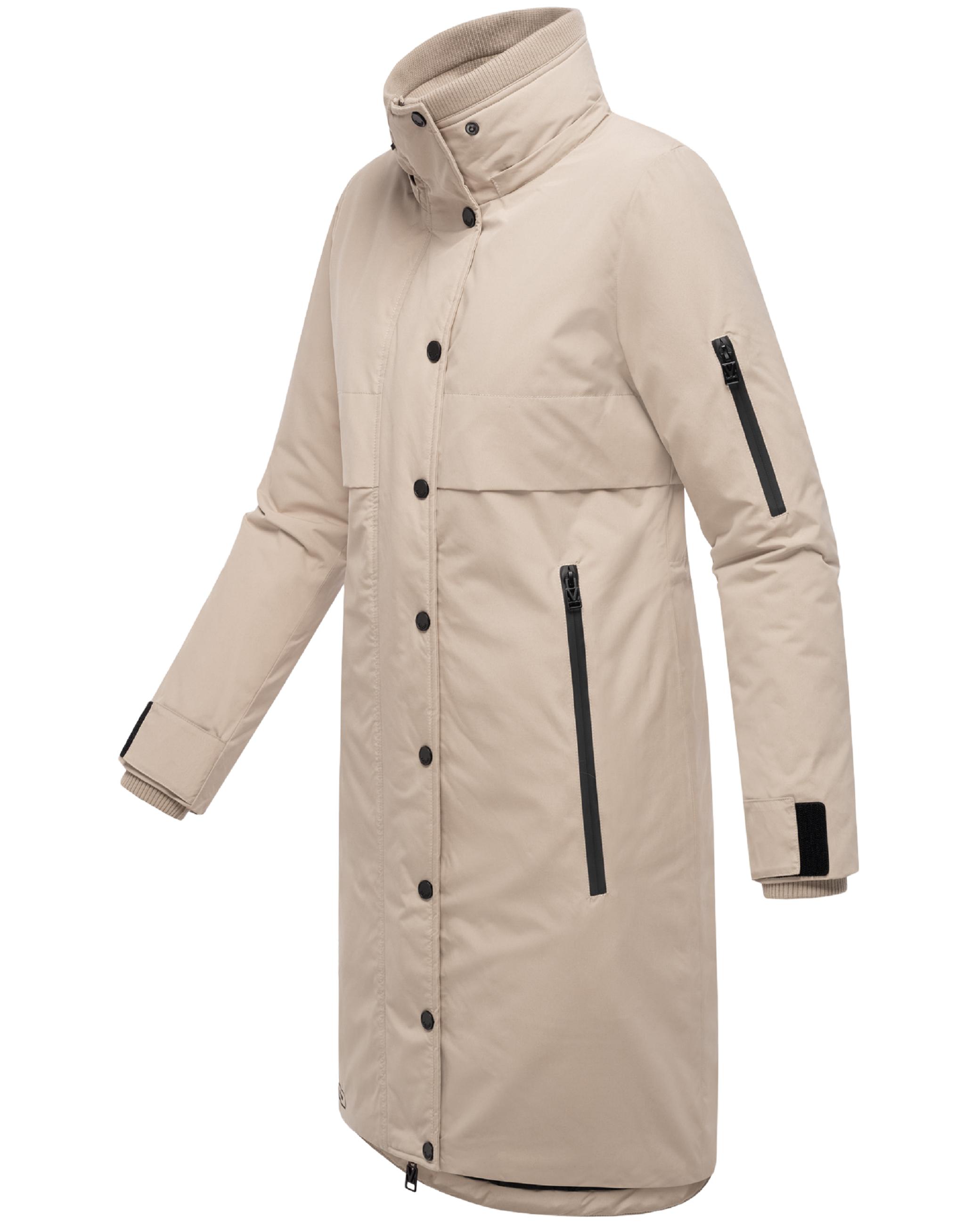 Wintermantel mit Kapuze "Anoukaa 16" Light Taupe