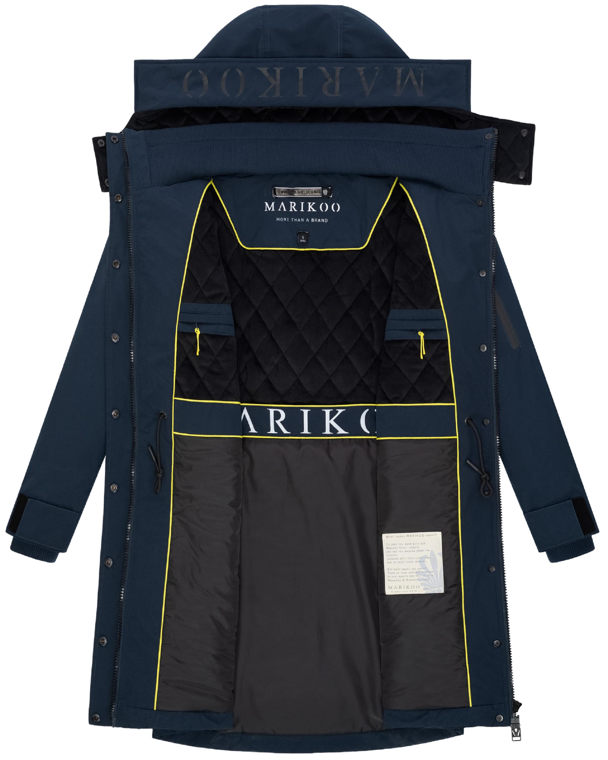 Wintermantel mit Kapuze "Anoukaa 16" Navy