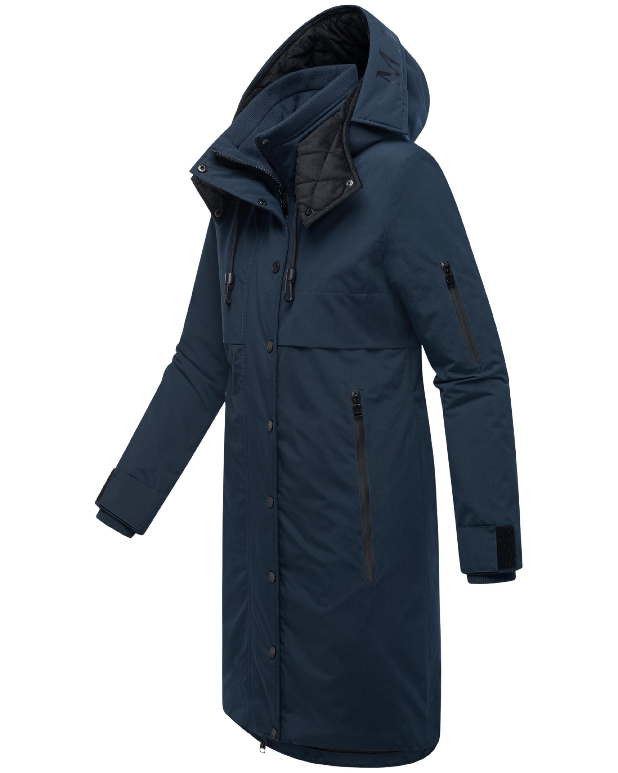 Wintermantel mit Kapuze "Anoukaa 16" Navy