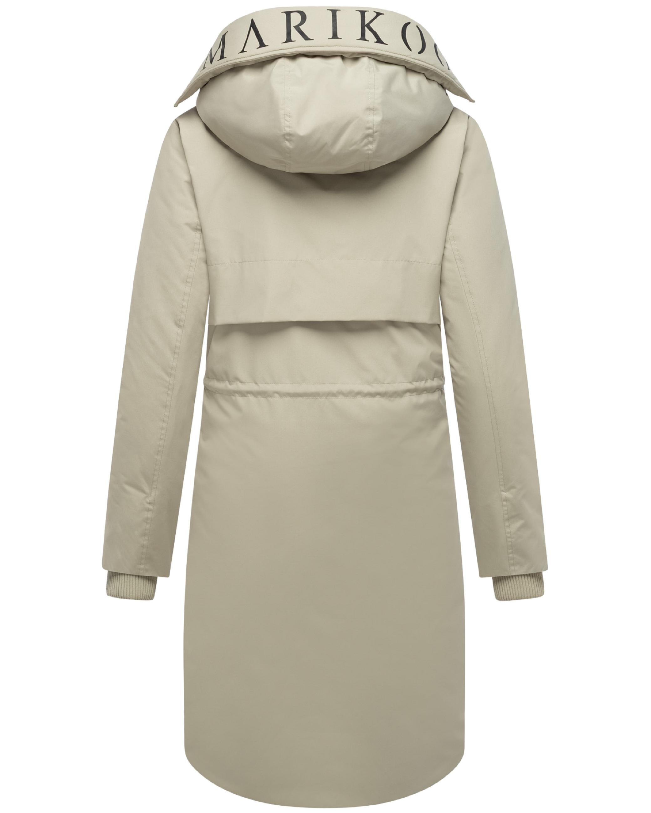Wintermantel mit Kapuze "Anoukaa 16" Pebble Grey