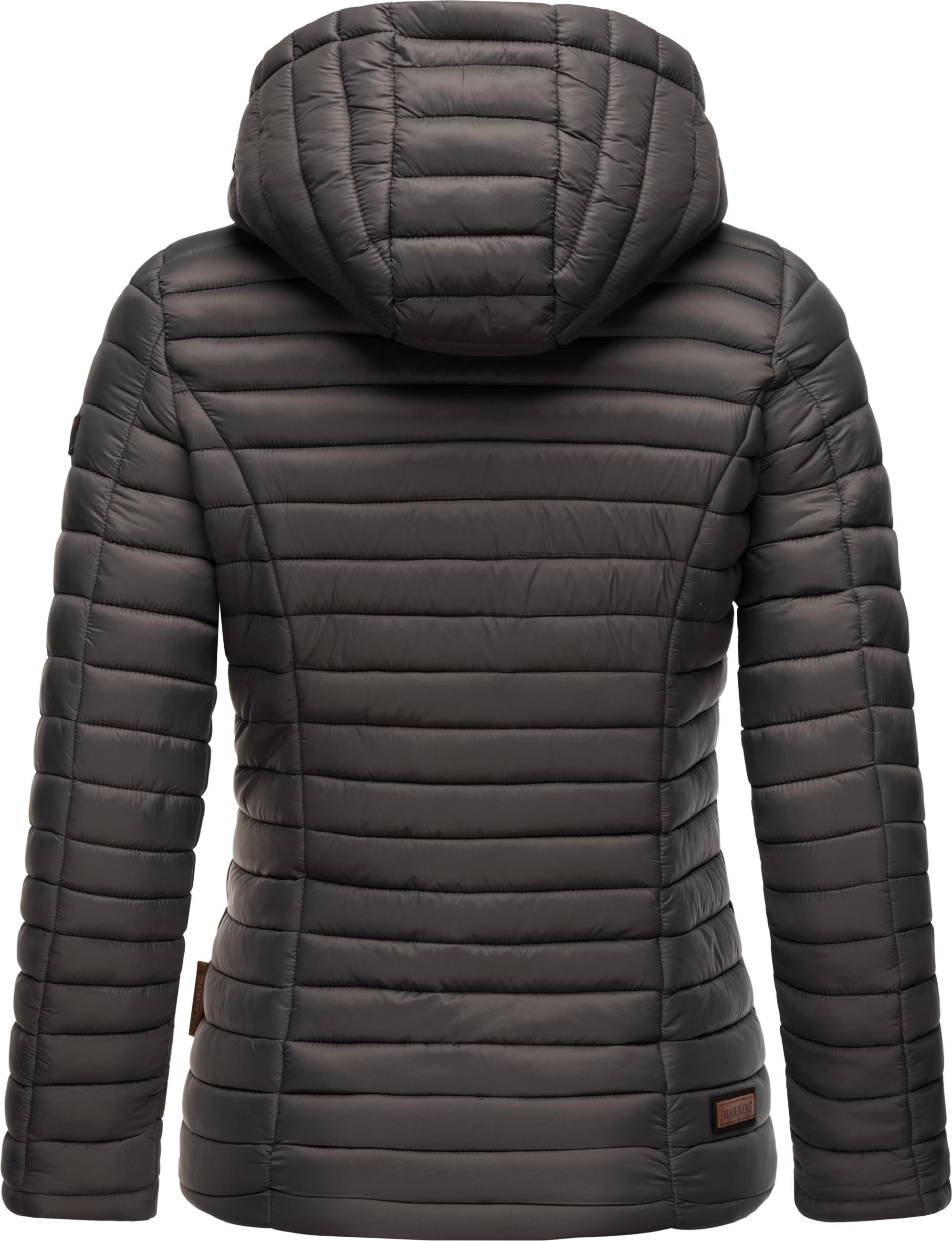 Leichte Steppjacke mit Kapuze "Asraa" Anthracite