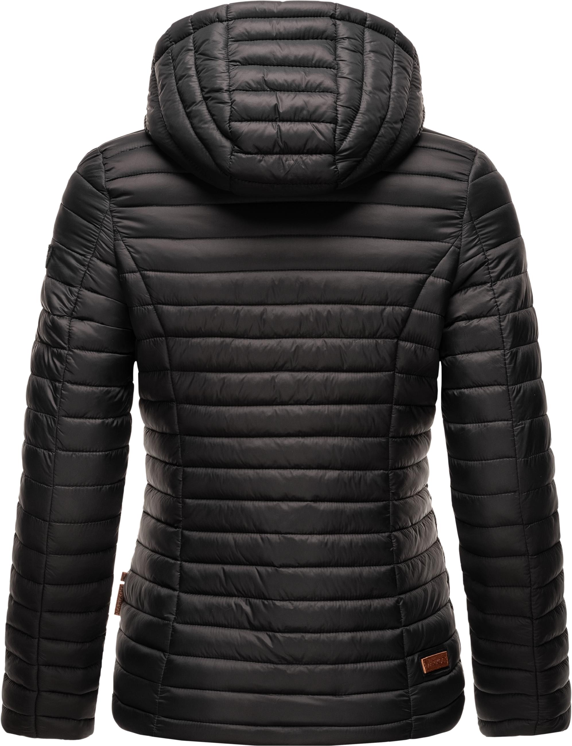 Leichte Steppjacke mit Kapuze "Asraa" Black