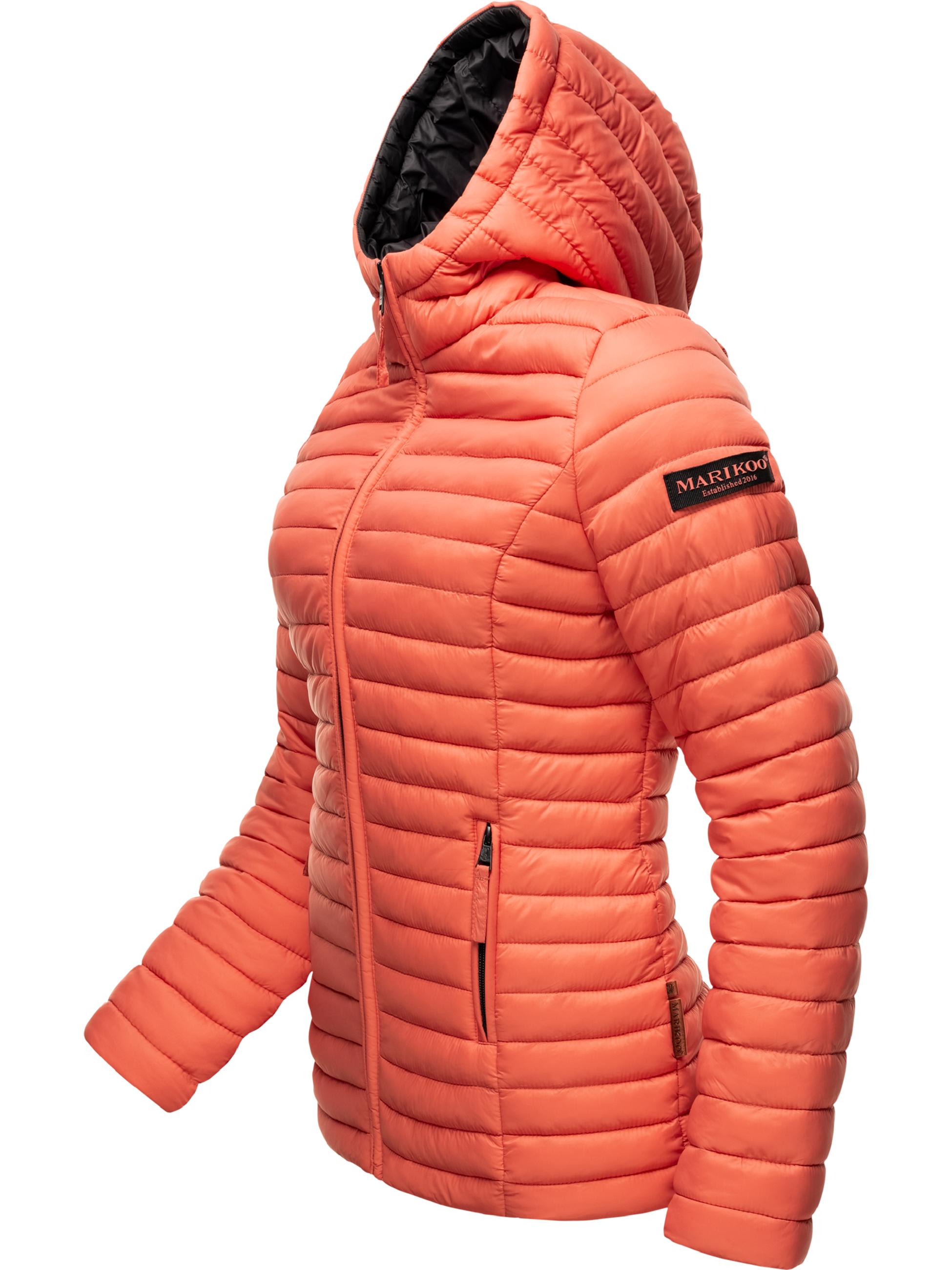 Leichte Steppjacke mit Kapuze "Asraa" Coral