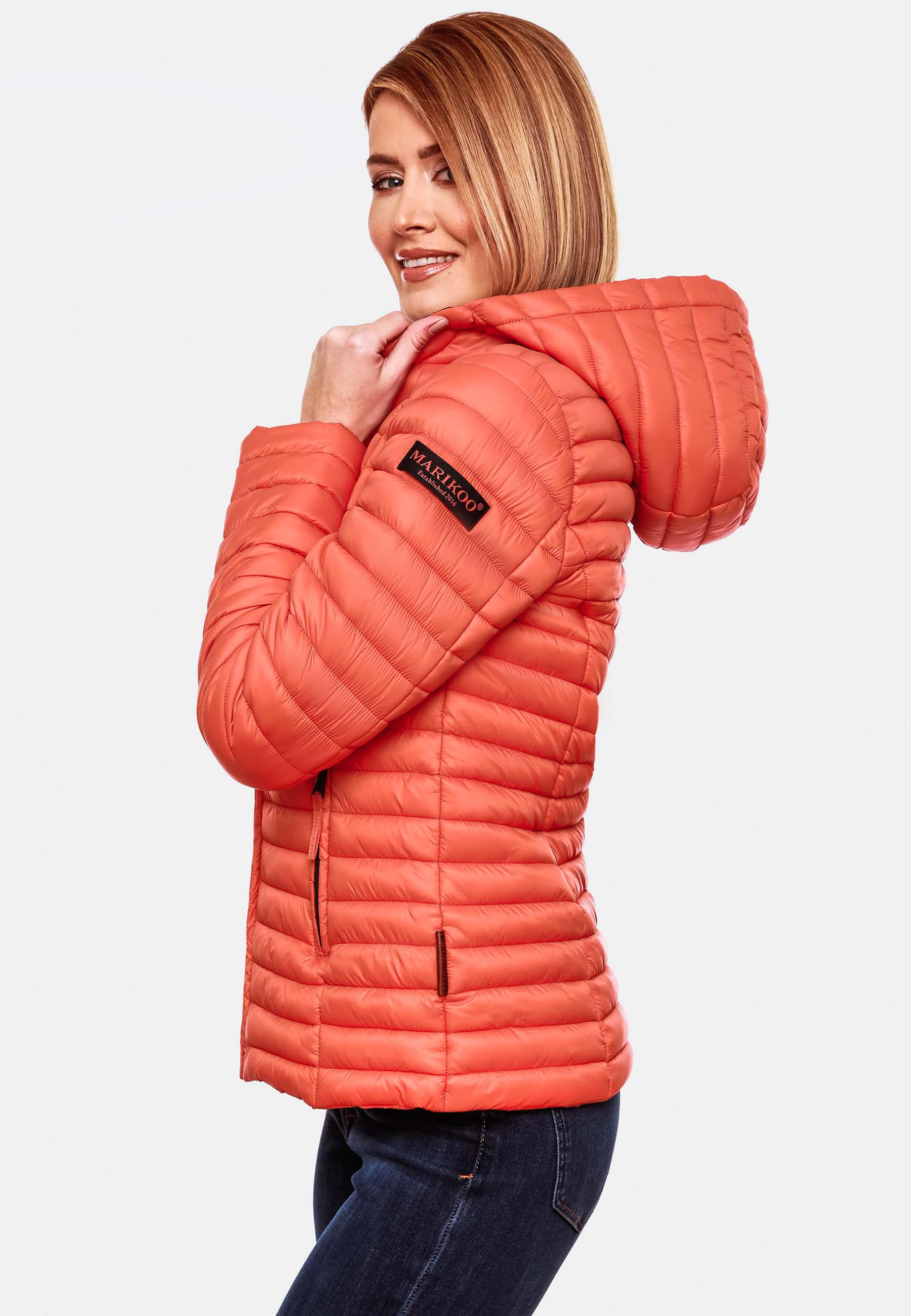 Leichte Steppjacke mit Kapuze "Asraa" Coral