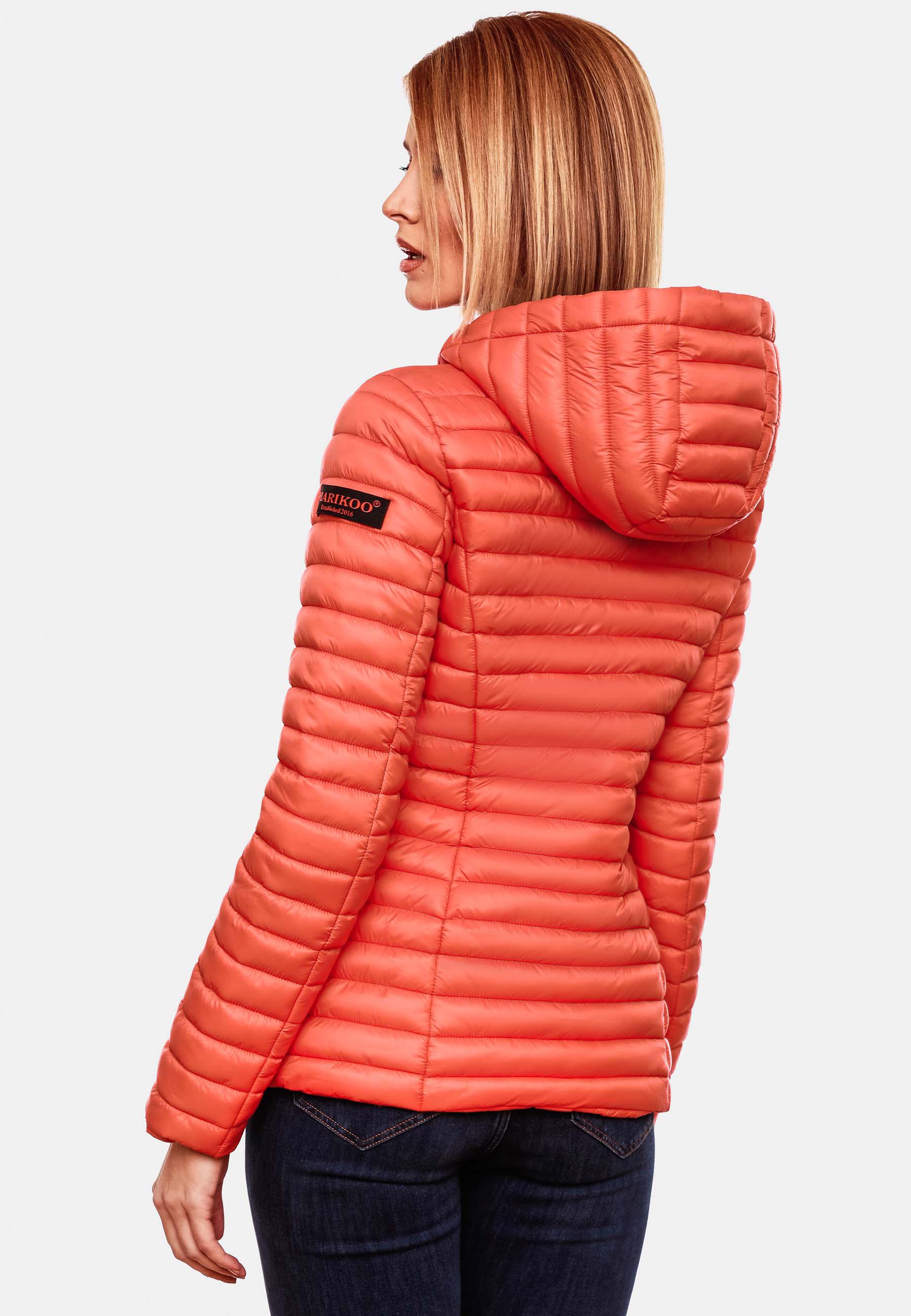 Leichte Steppjacke mit Kapuze "Asraa" Coral