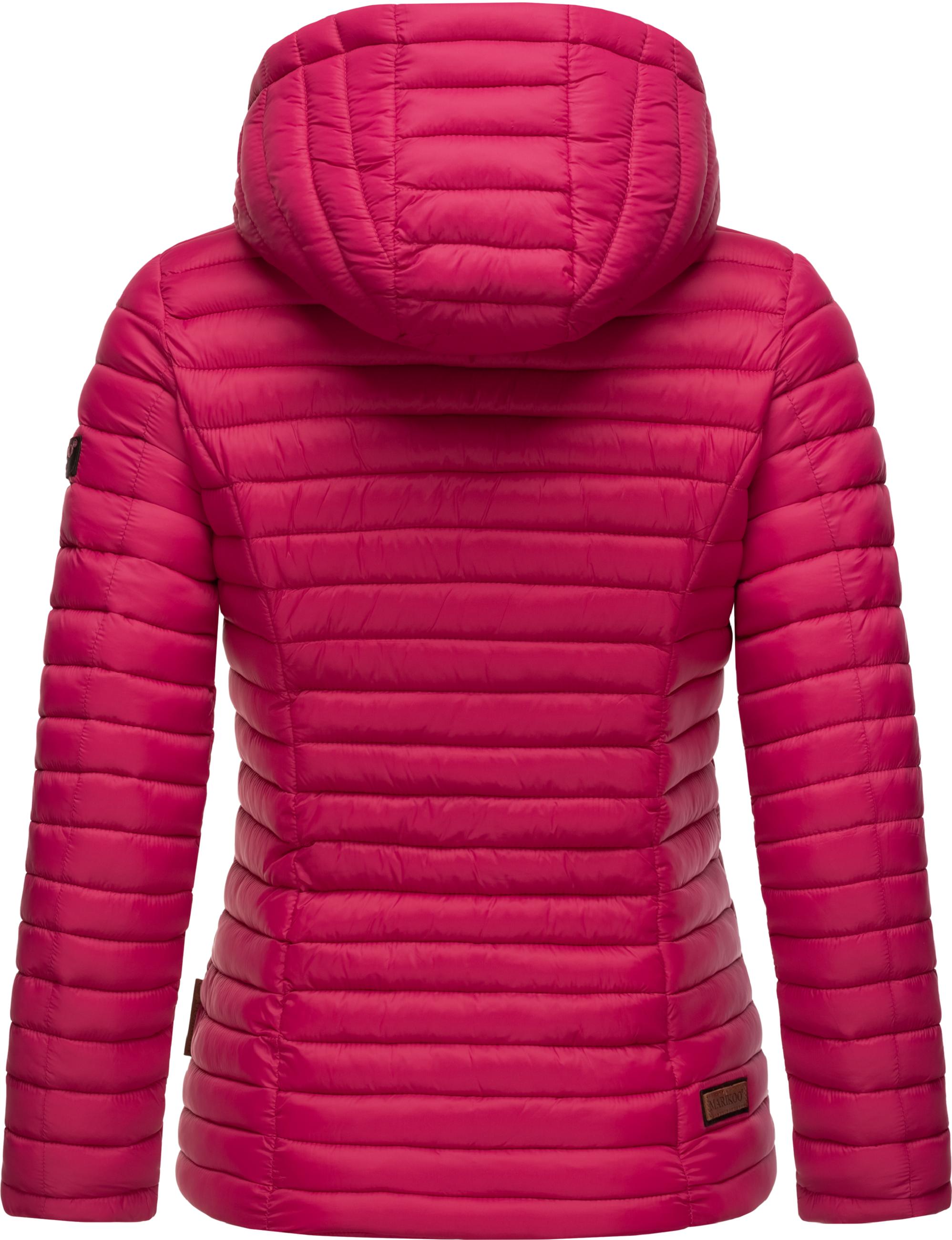 Leichte Steppjacke mit Kapuze "Asraa" Fuchsia