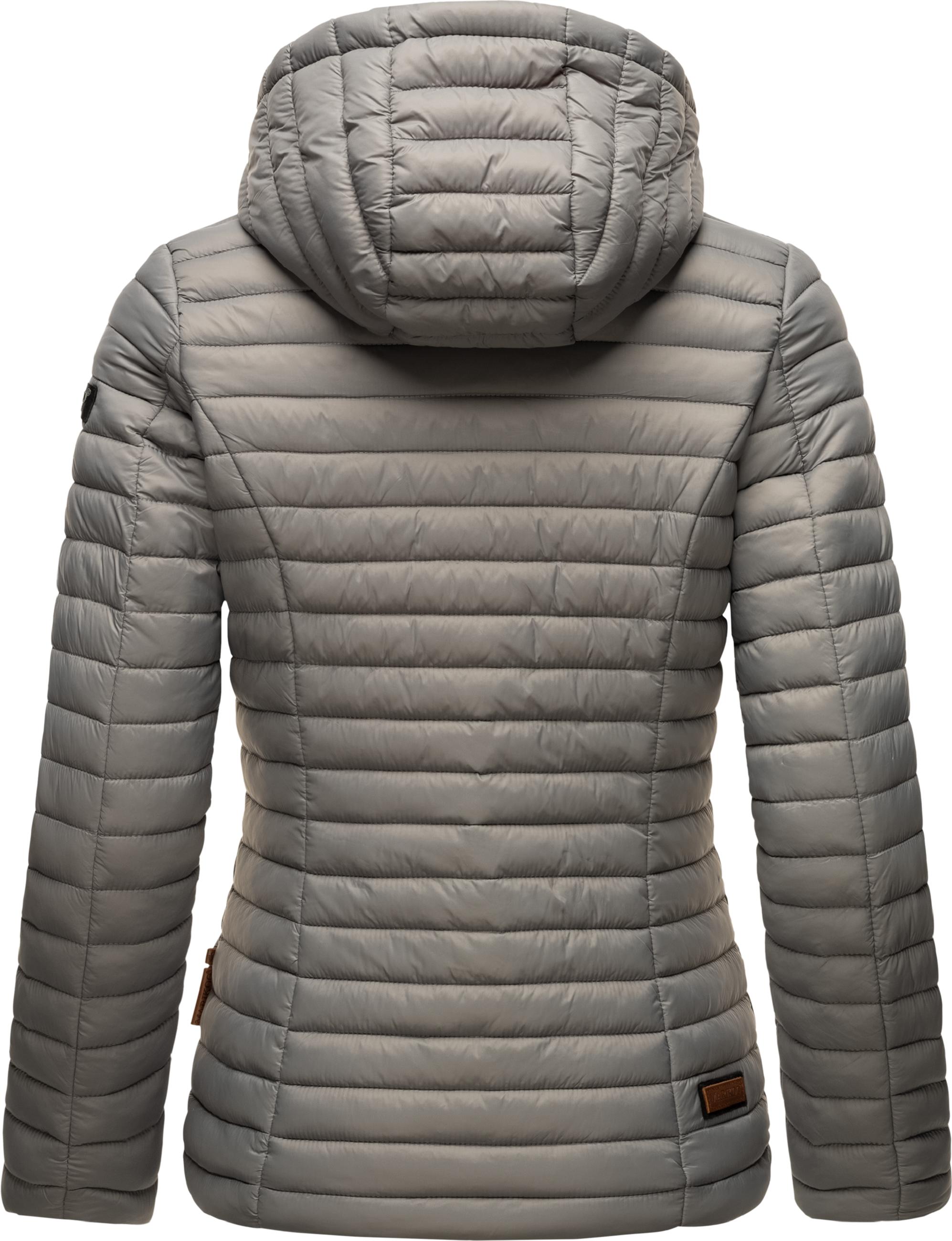 Leichte Steppjacke mit Kapuze "Asraa" Grey