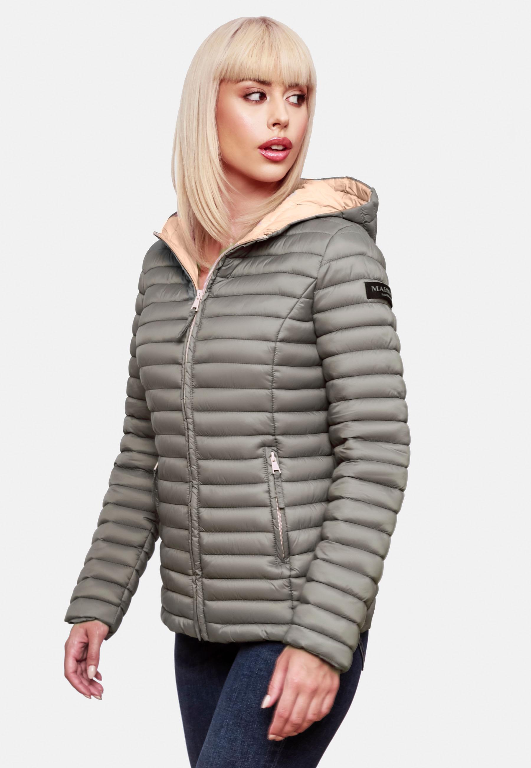 Leichte Steppjacke mit Kapuze "Asraa" Grey