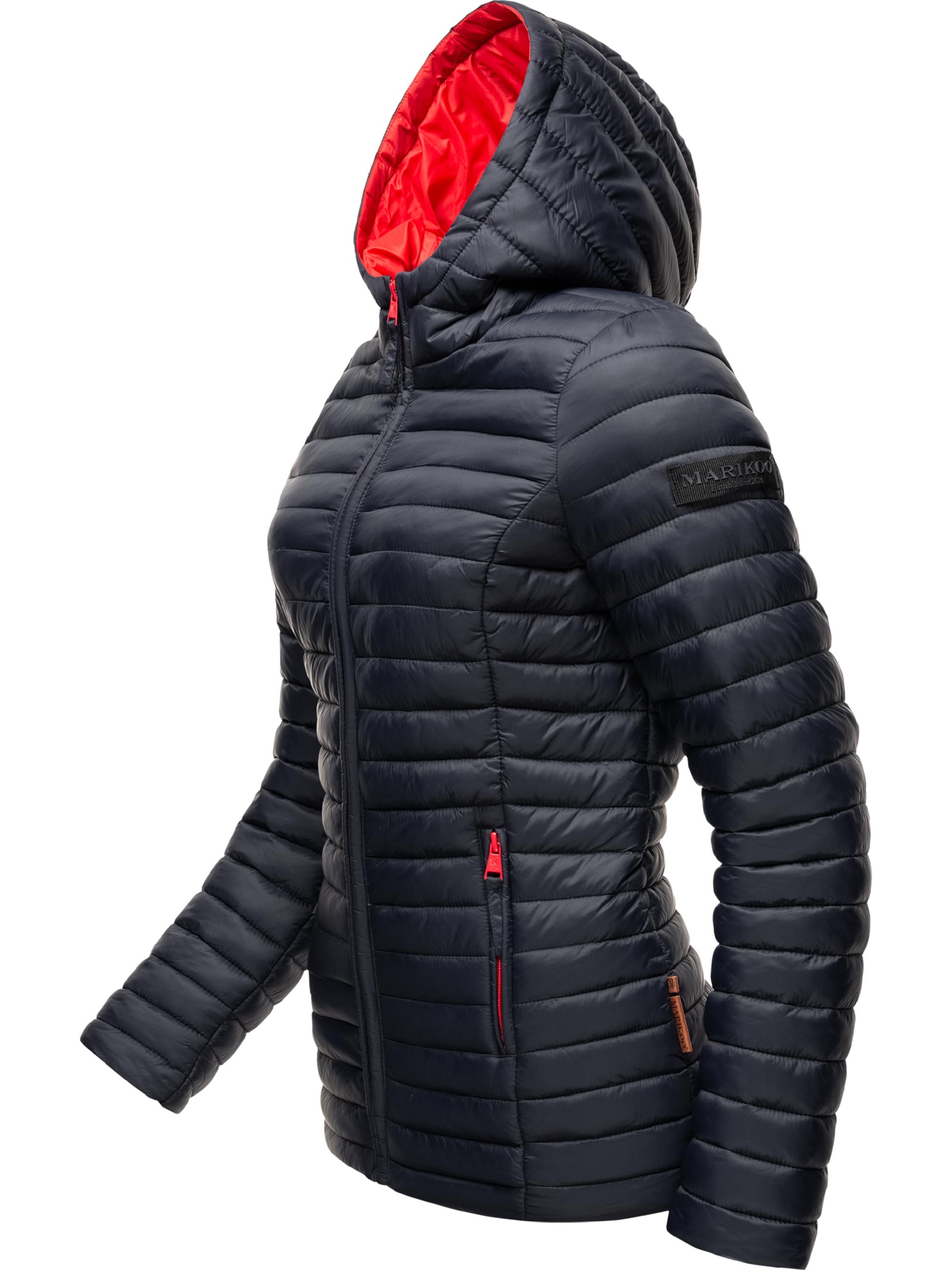 Leichte Steppjacke mit Kapuze "Asraa" Navy