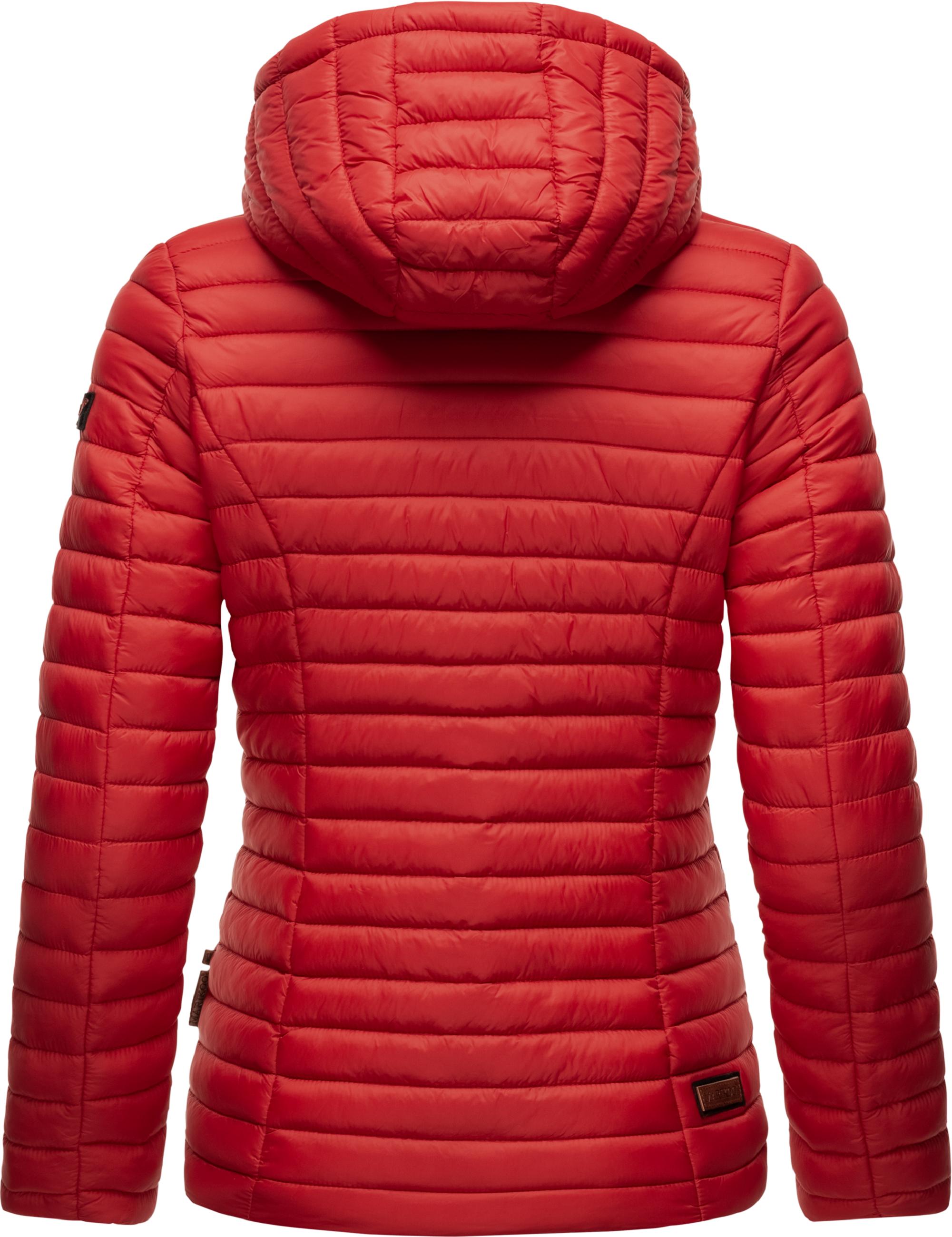 Leichte Steppjacke mit Kapuze "Asraa" Red