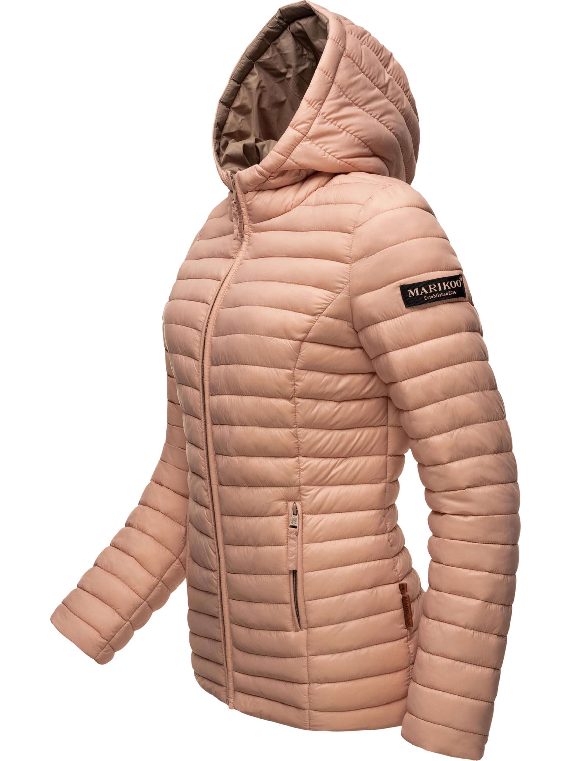 Leichte Steppjacke mit Kapuze "Asraa" Rose