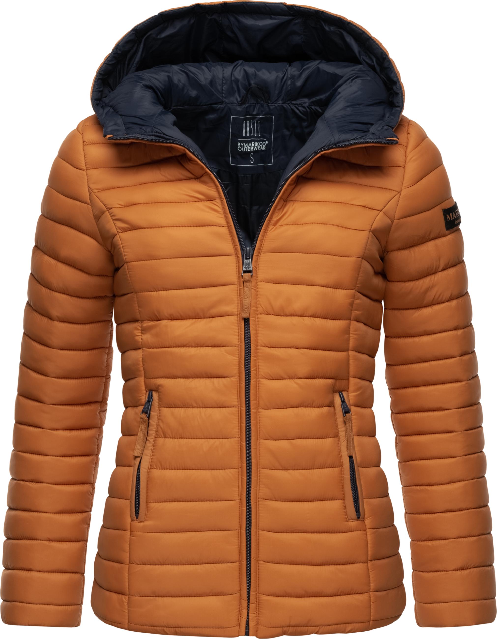 Leichte Steppjacke mit Kapuze "Asraa" Rusty Cinnamon