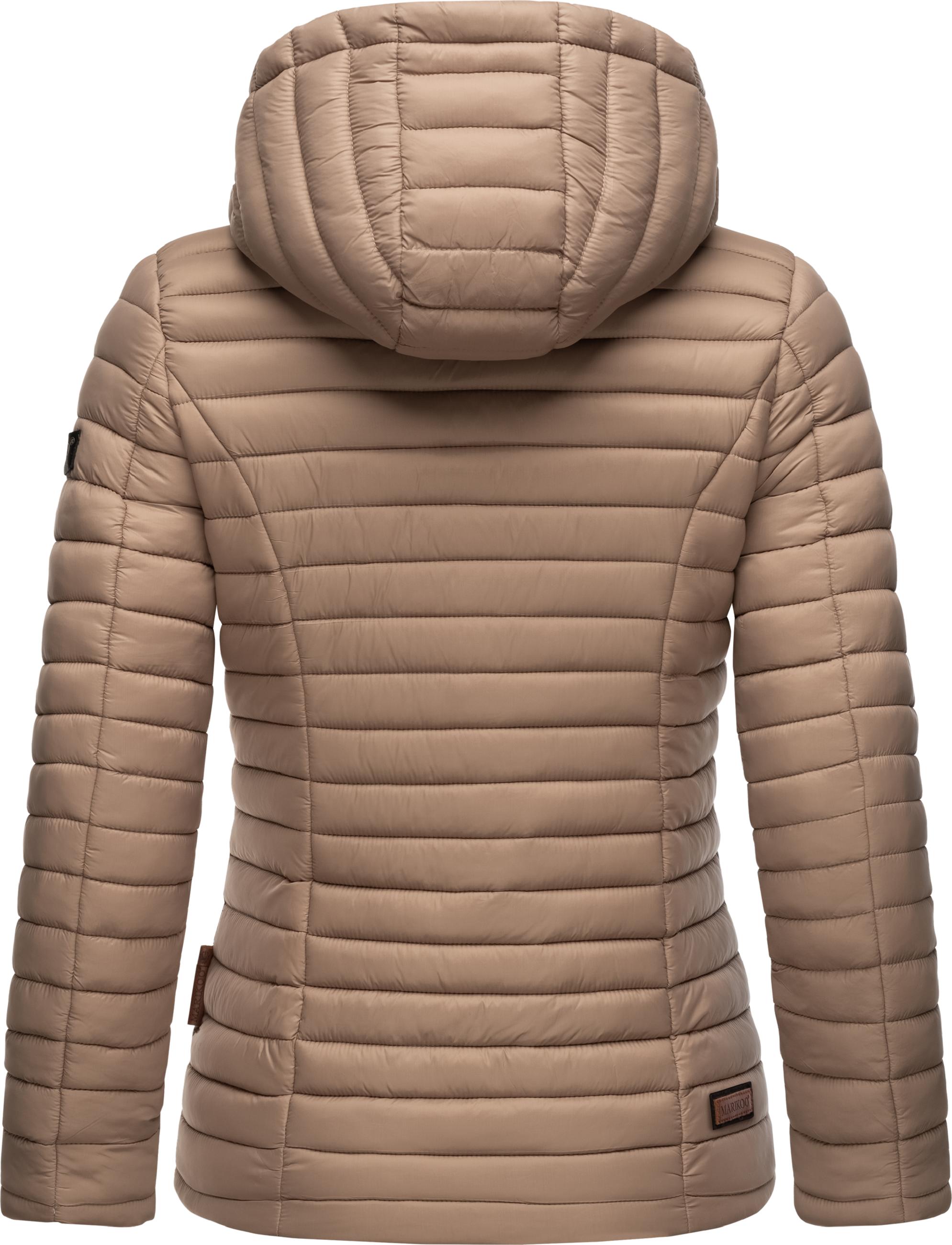 Leichte Steppjacke mit Kapuze "Asraa" Taupe