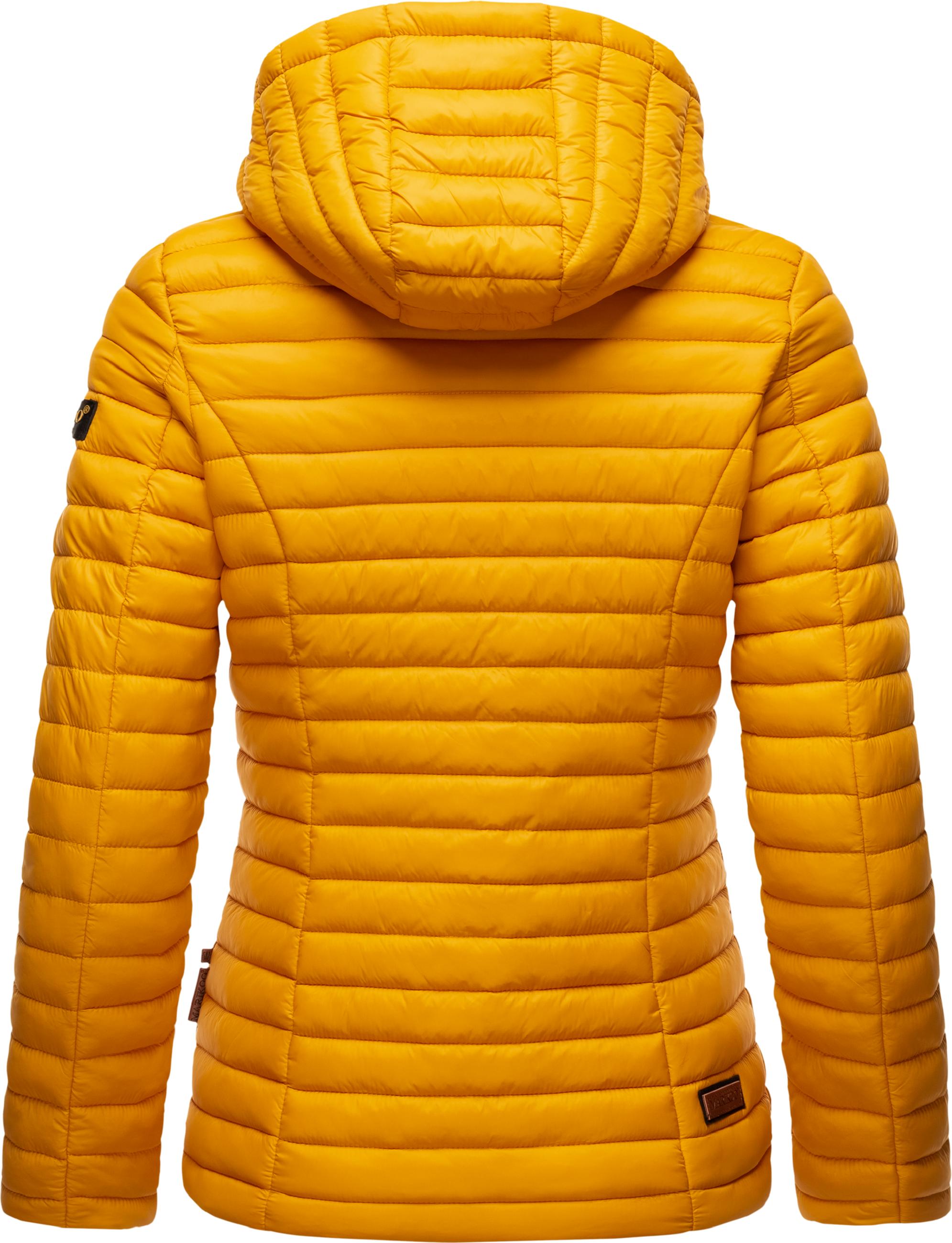 Leichte Steppjacke mit Kapuze "Asraa" Yellow