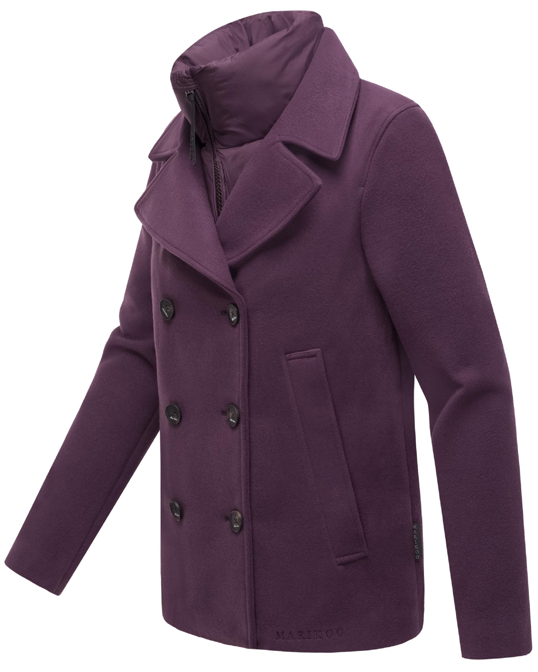 Kurzmantel in Wolloptik "Aylaraa 16" Dusty Plum