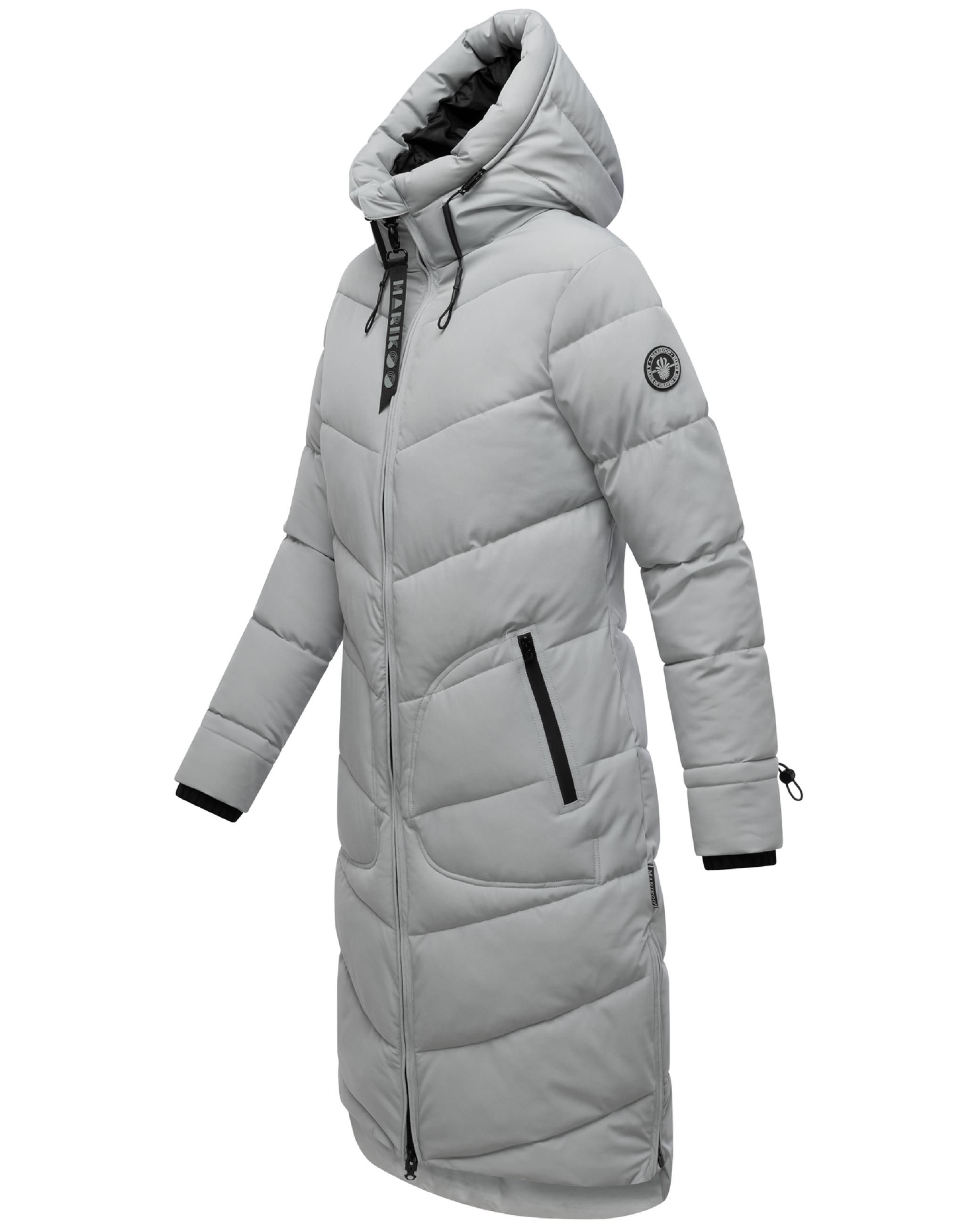 Steppmantel mit Kapuze "Benikoo" Grey