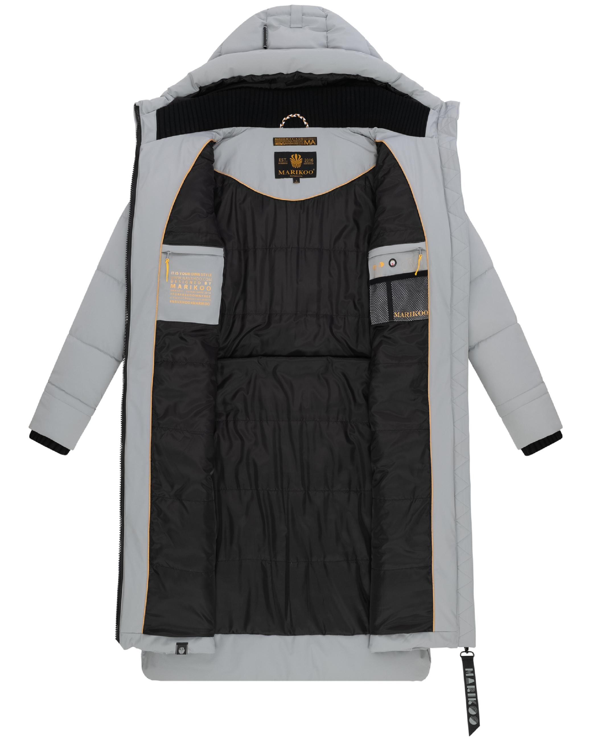 Steppmantel mit Kapuze "Benikoo" Grey