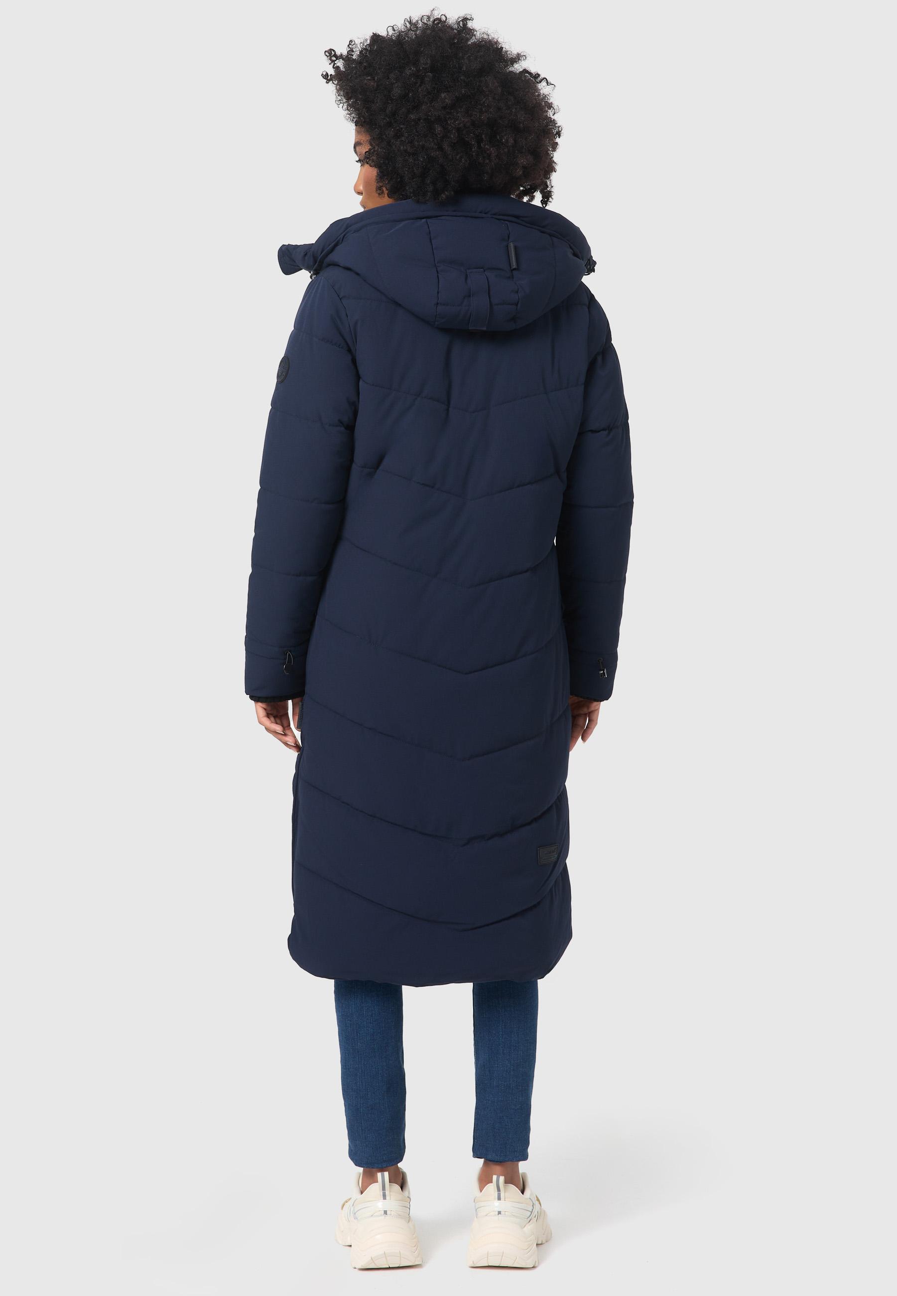 Steppmantel mit Kapuze "Benikoo" Navy