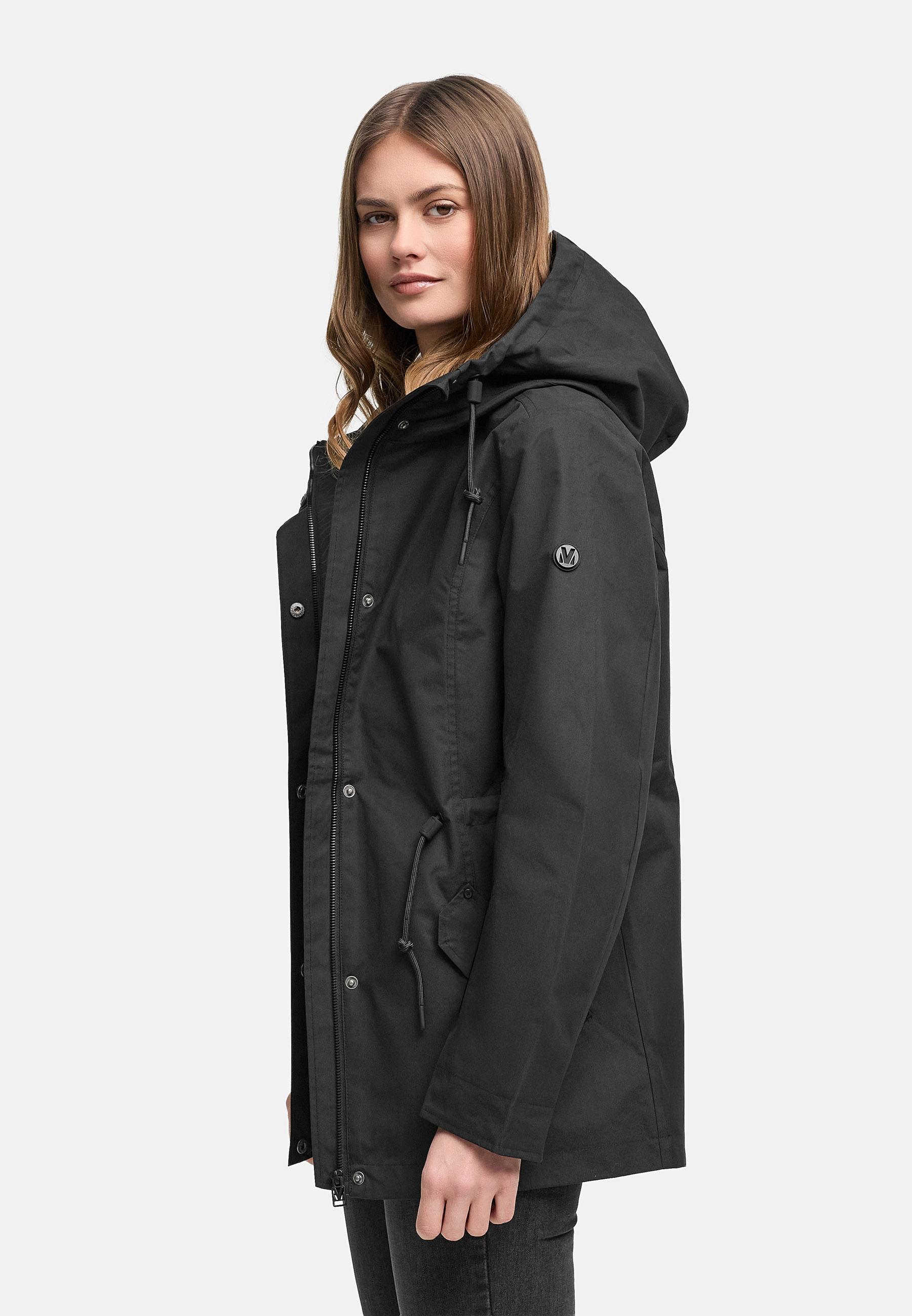 Übergangsjacke mit verstellbarer Kapuze "Bonbonparty 16" Black