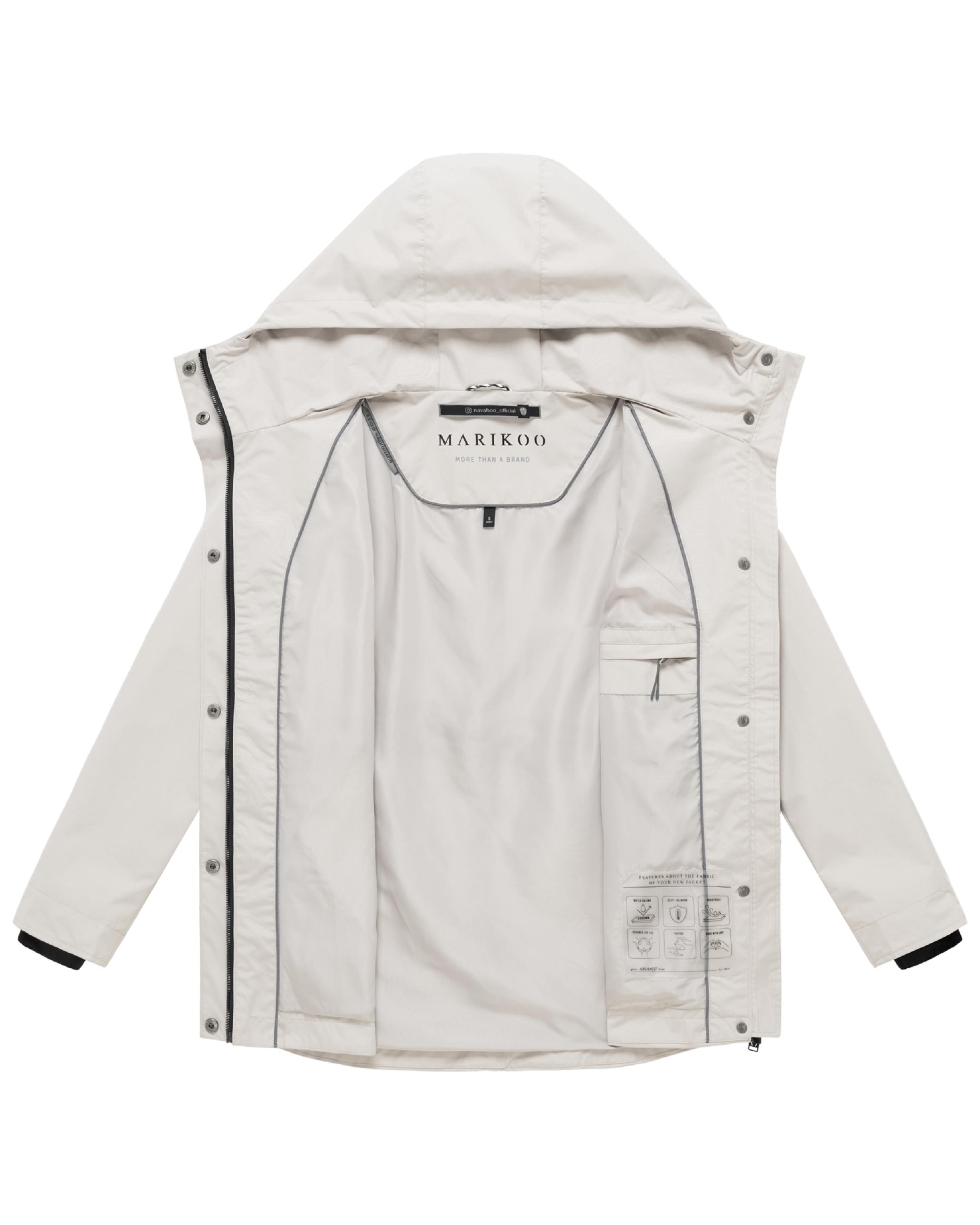 Übergangsjacke mit verstellbarer Kapuze "Bonbonparty 16" Bone