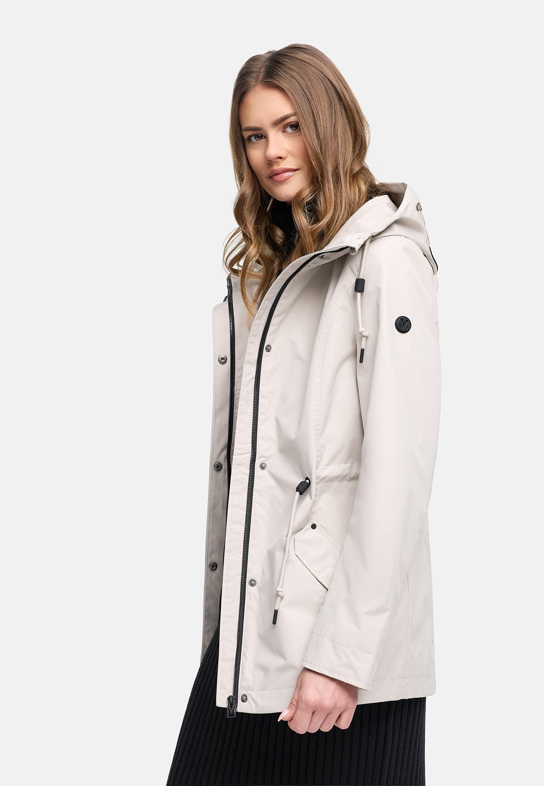 Übergangsjacke mit verstellbarer Kapuze "Bonbonparty 16" Bone