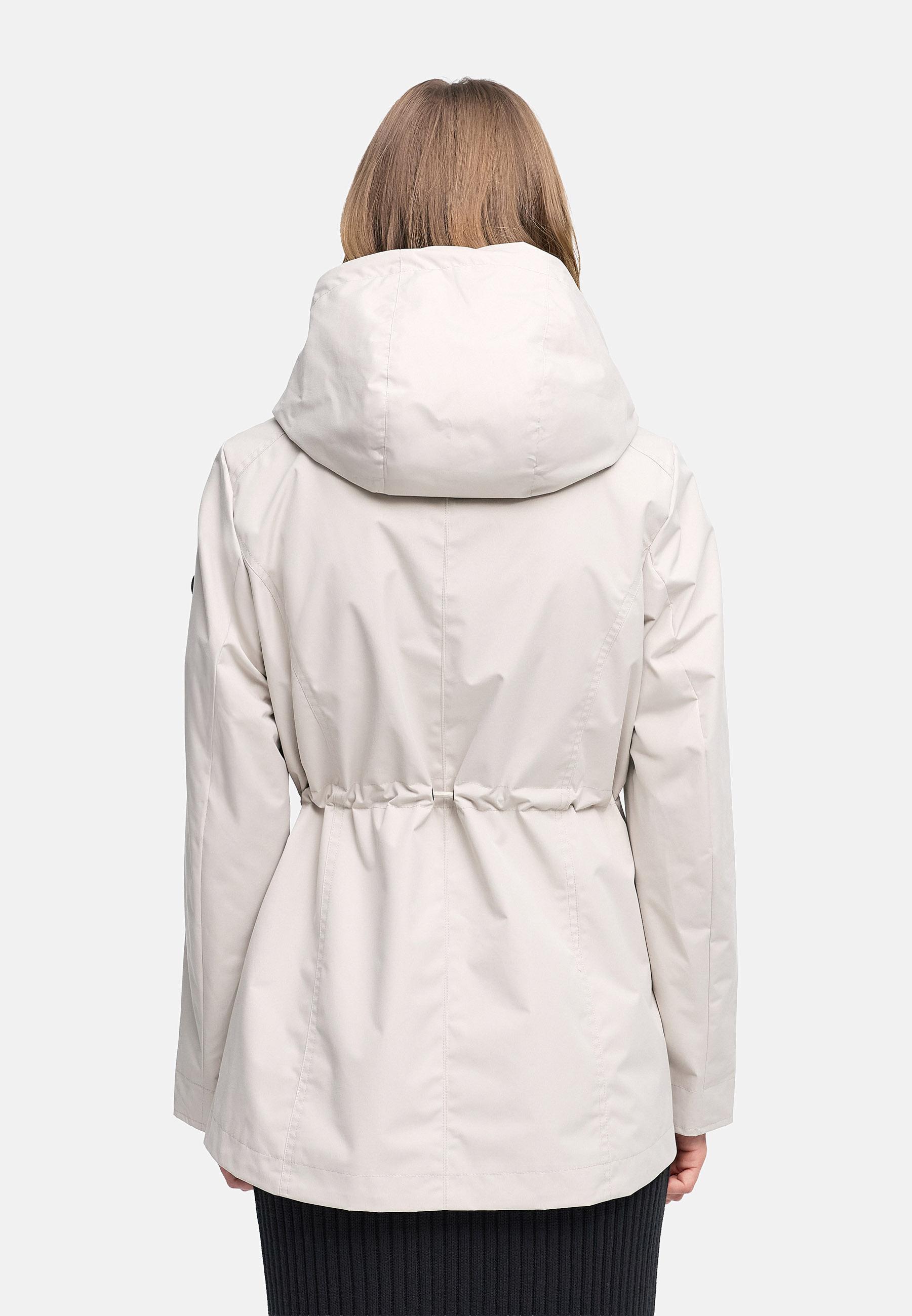 Übergangsjacke mit verstellbarer Kapuze "Bonbonparty 16" Bone