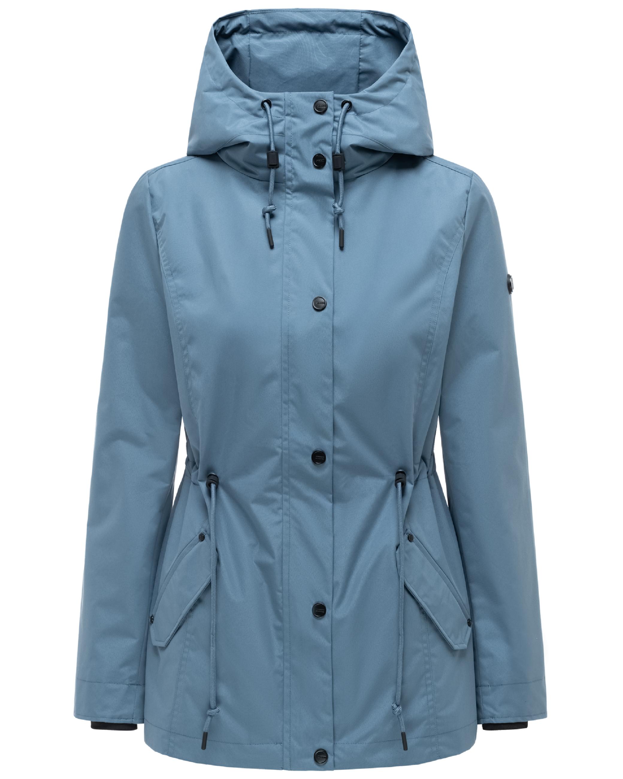 Übergangsjacke mit verstellbarer Kapuze "Bonbonparty 16" Dusty Blue