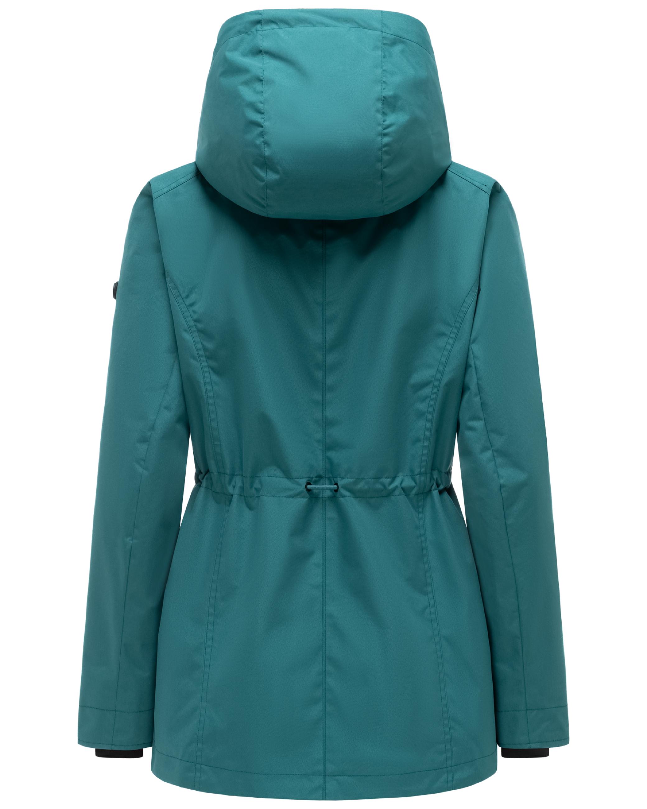 Übergangsjacke mit verstellbarer Kapuze "Bonbonparty 16" Ocean Green