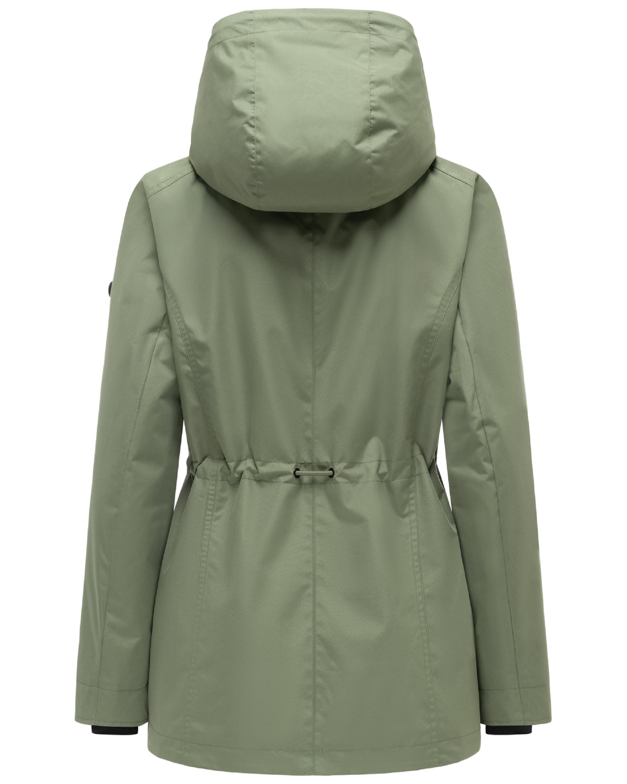 Übergangsjacke mit verstellbarer Kapuze "Bonbonparty 16" Olive Leaf