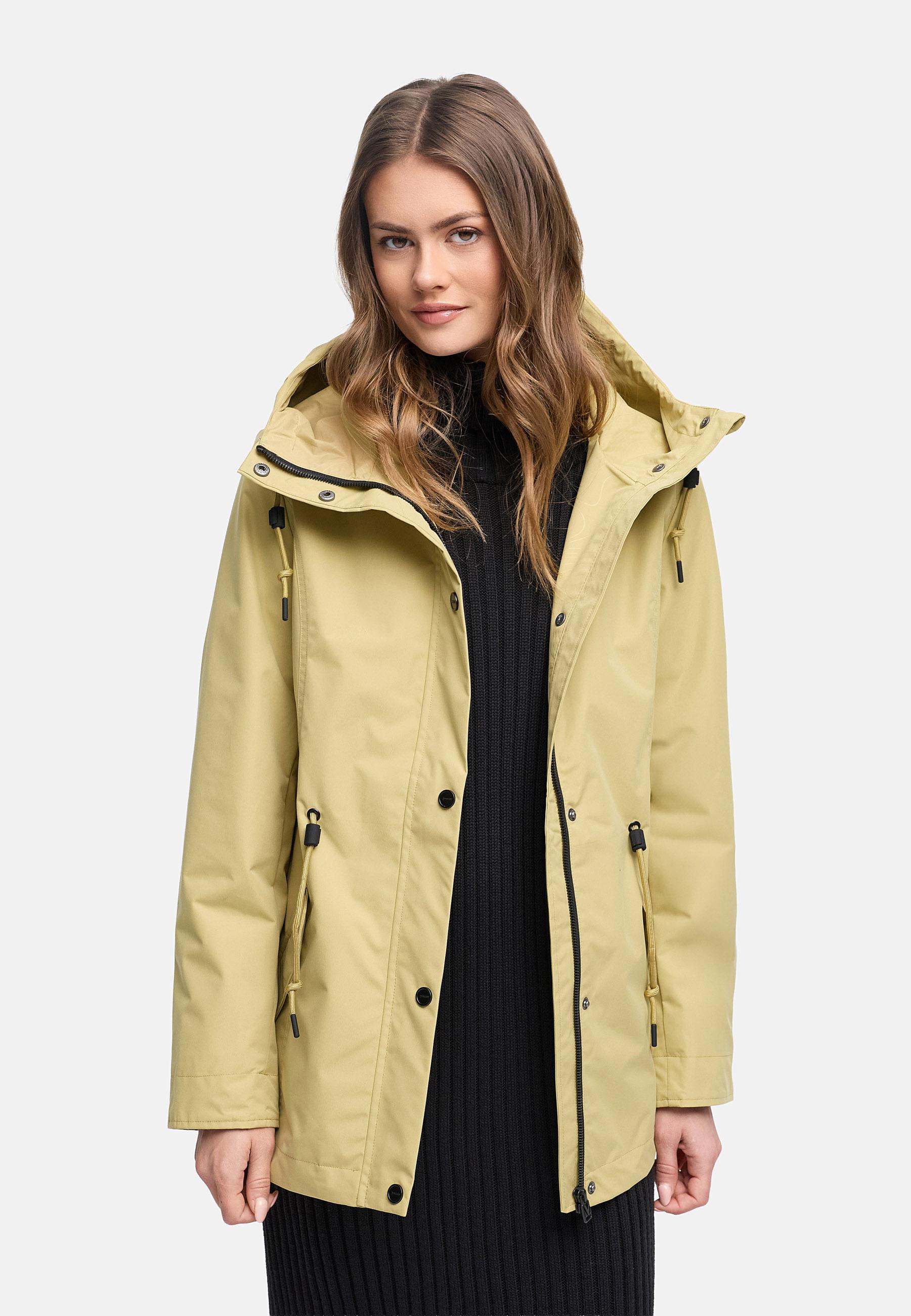 Übergangsjacke mit verstellbarer Kapuze "Bonbonparty 16" Urban Khaki