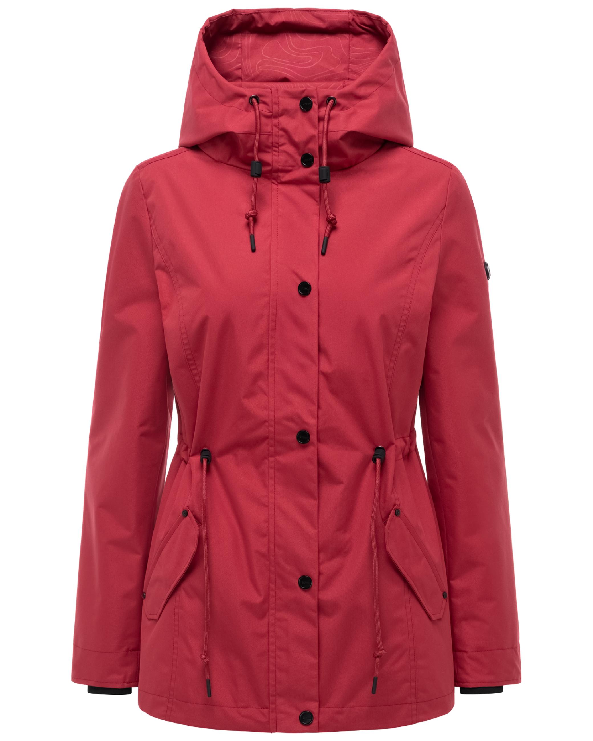 Übergangsjacke mit verstellbarer Kapuze "Bonbonparty 16" Velvet Red