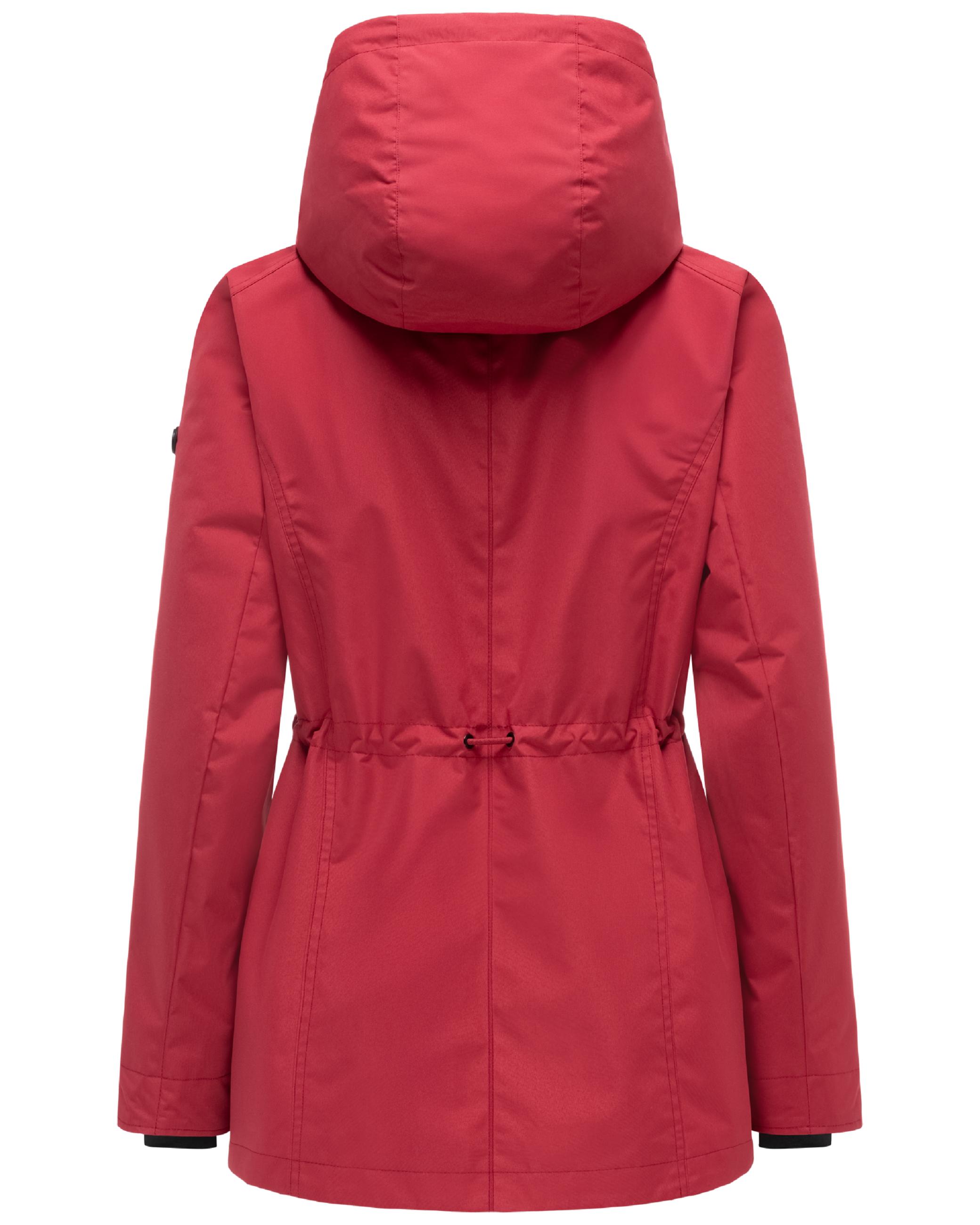 Übergangsjacke mit verstellbarer Kapuze "Bonbonparty 16" Velvet Red