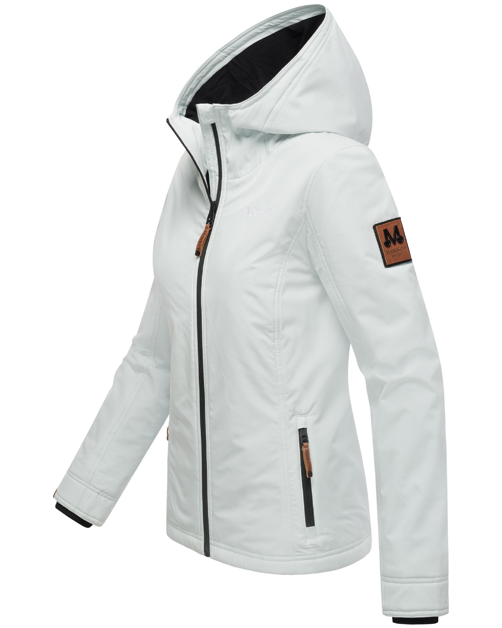 Leichte Übergangsjacke mit Kapuze "Brombeere" Ice Blue