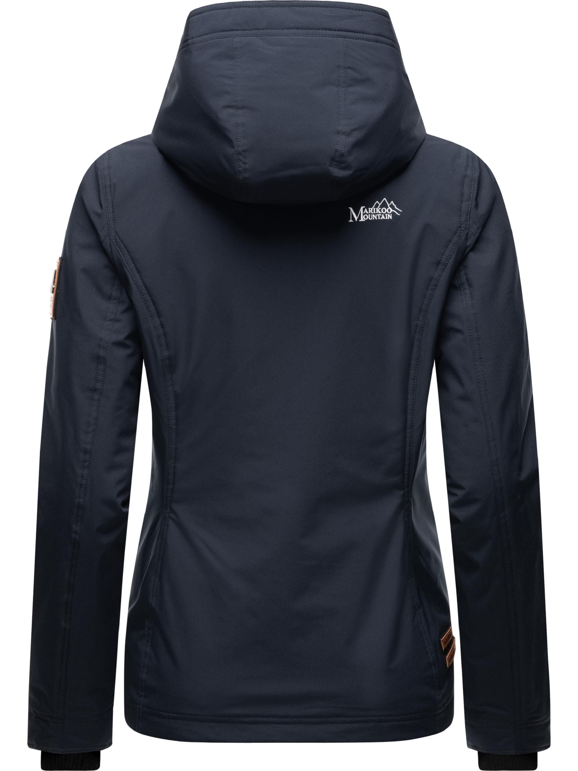 Leichte Übergangsjacke mit Kapuze "Brombeere" Navy